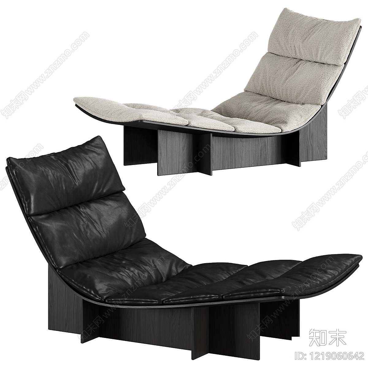 中古风躺椅SU模型下载【ID:1219060642】