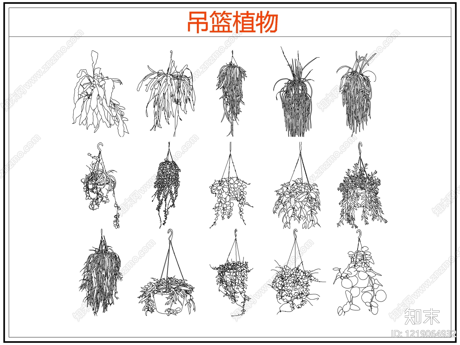 绿植cad施工图下载【ID:1219064932】