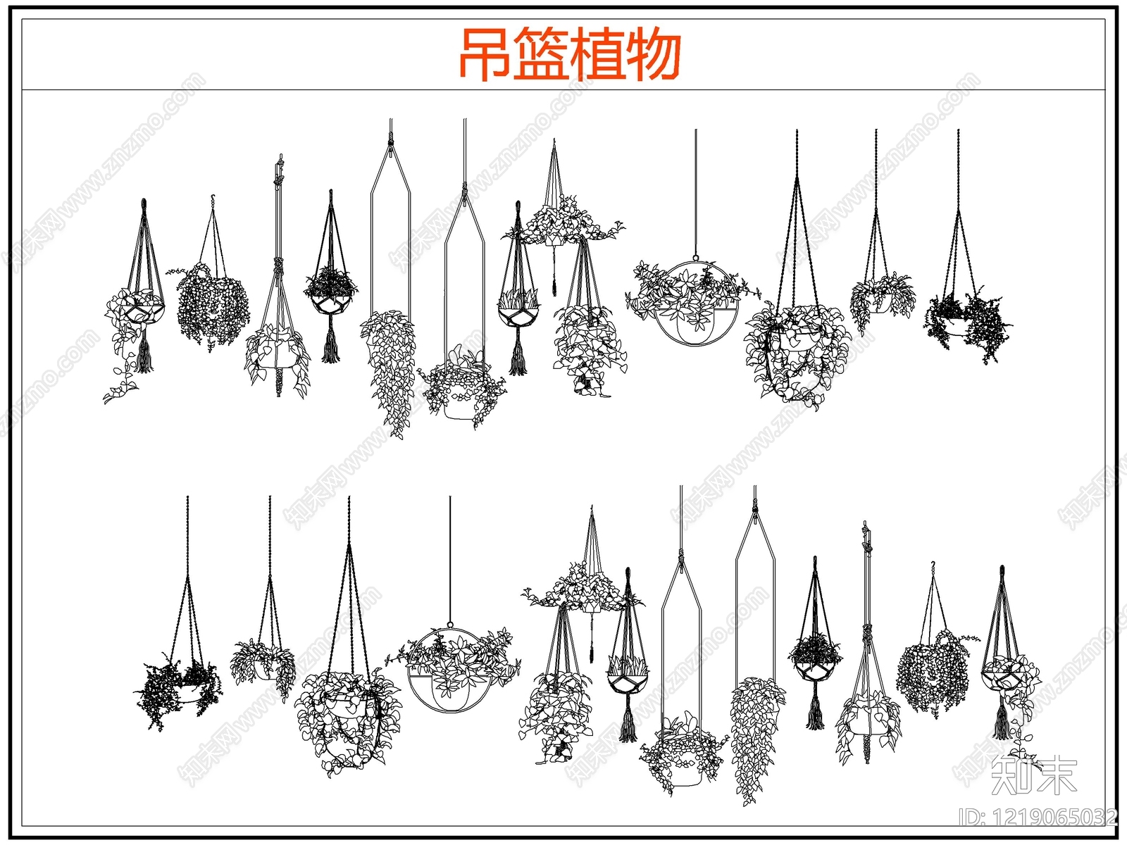 绿植cad施工图下载【ID:1219065032】