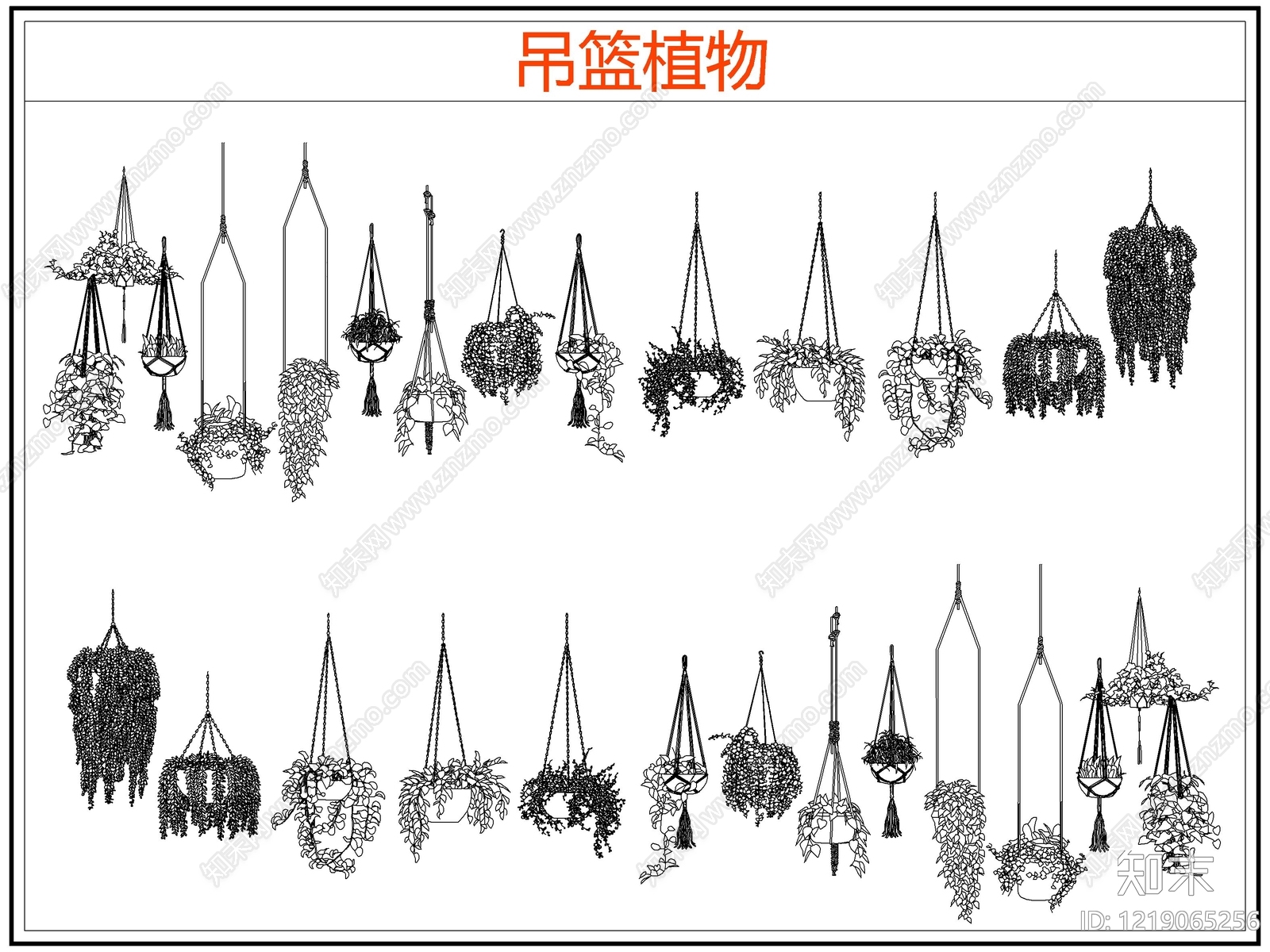 绿植cad施工图下载【ID:1219065256】
