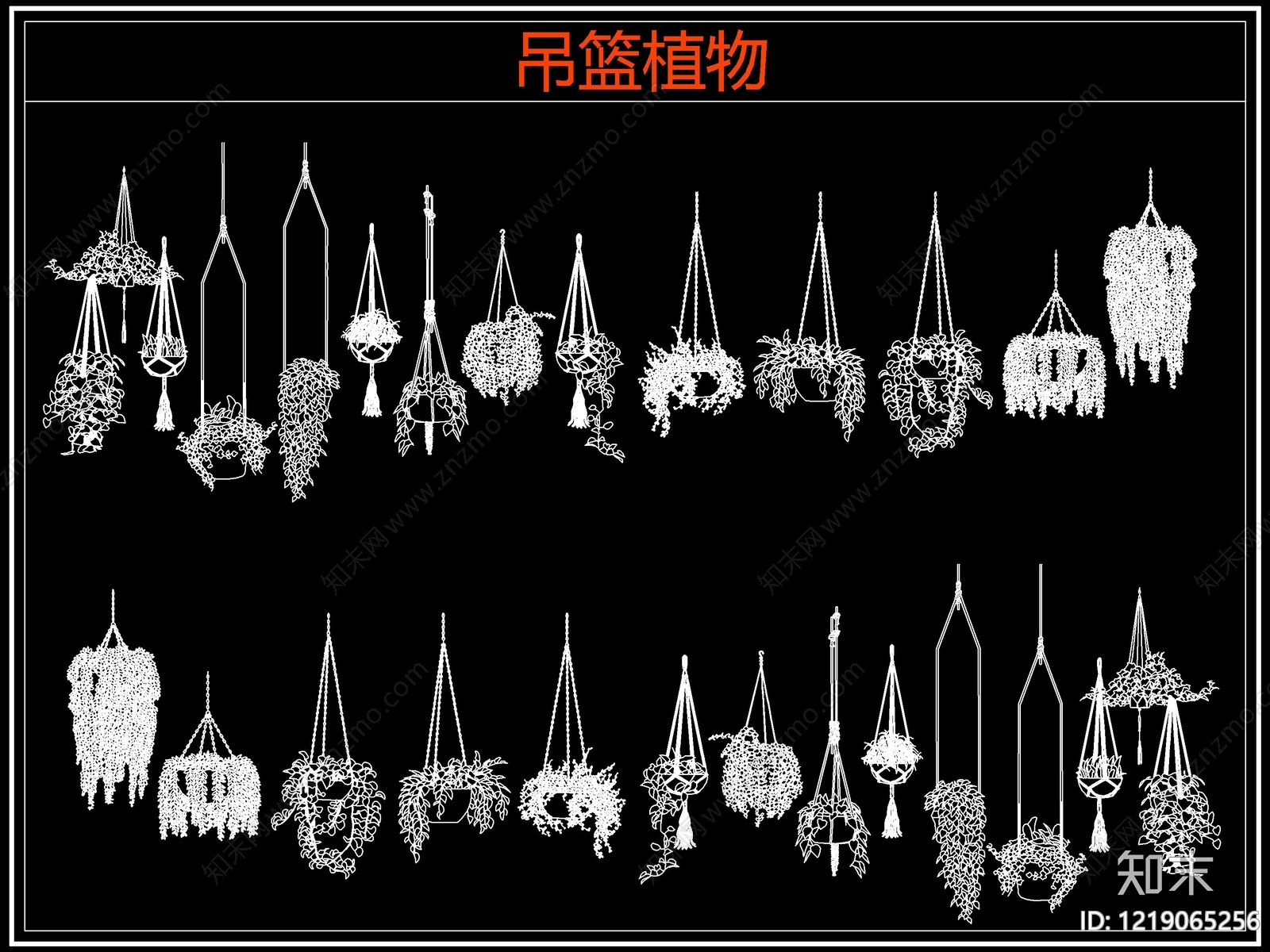 绿植cad施工图下载【ID:1219065256】