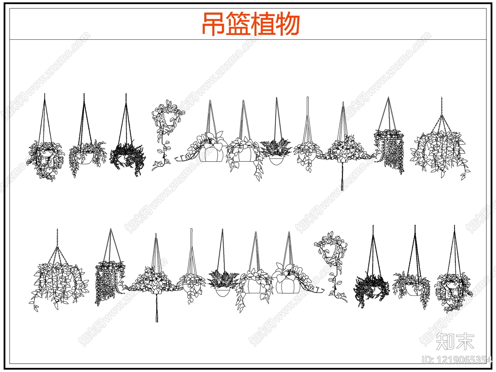 绿植cad施工图下载【ID:1219065354】