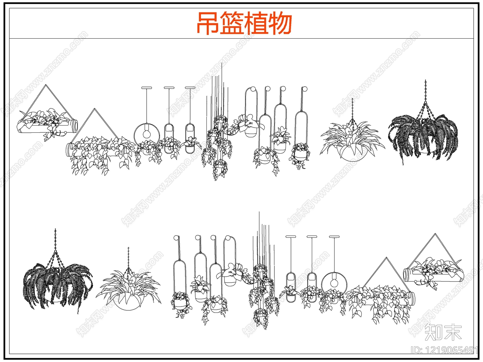 绿植cad施工图下载【ID:1219065491】