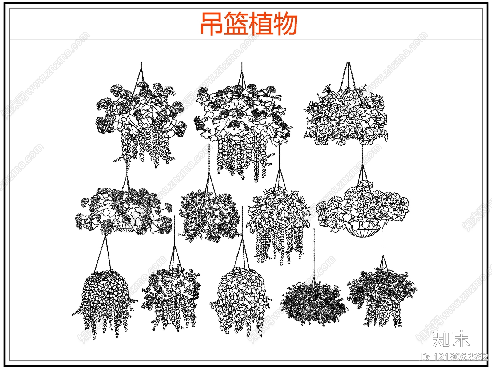 绿植cad施工图下载【ID:1219065592】