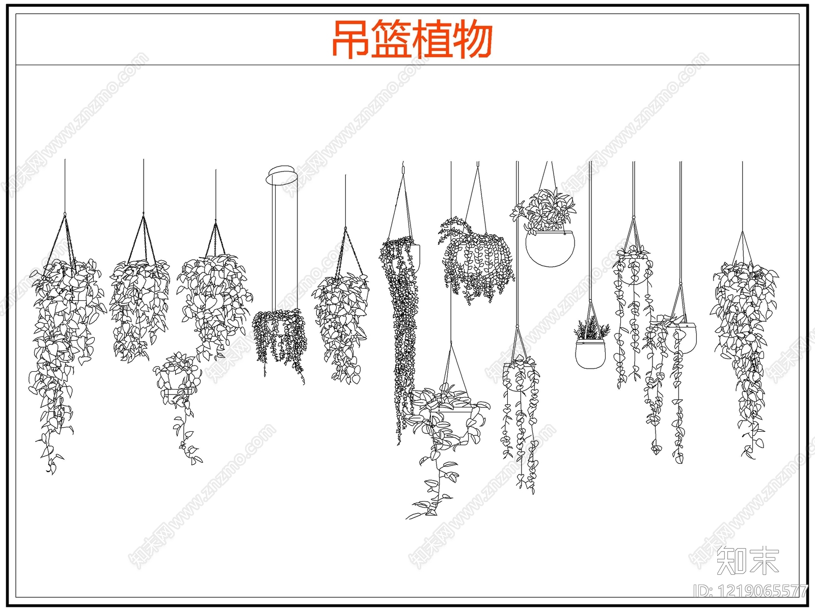 绿植cad施工图下载【ID:1219065577】