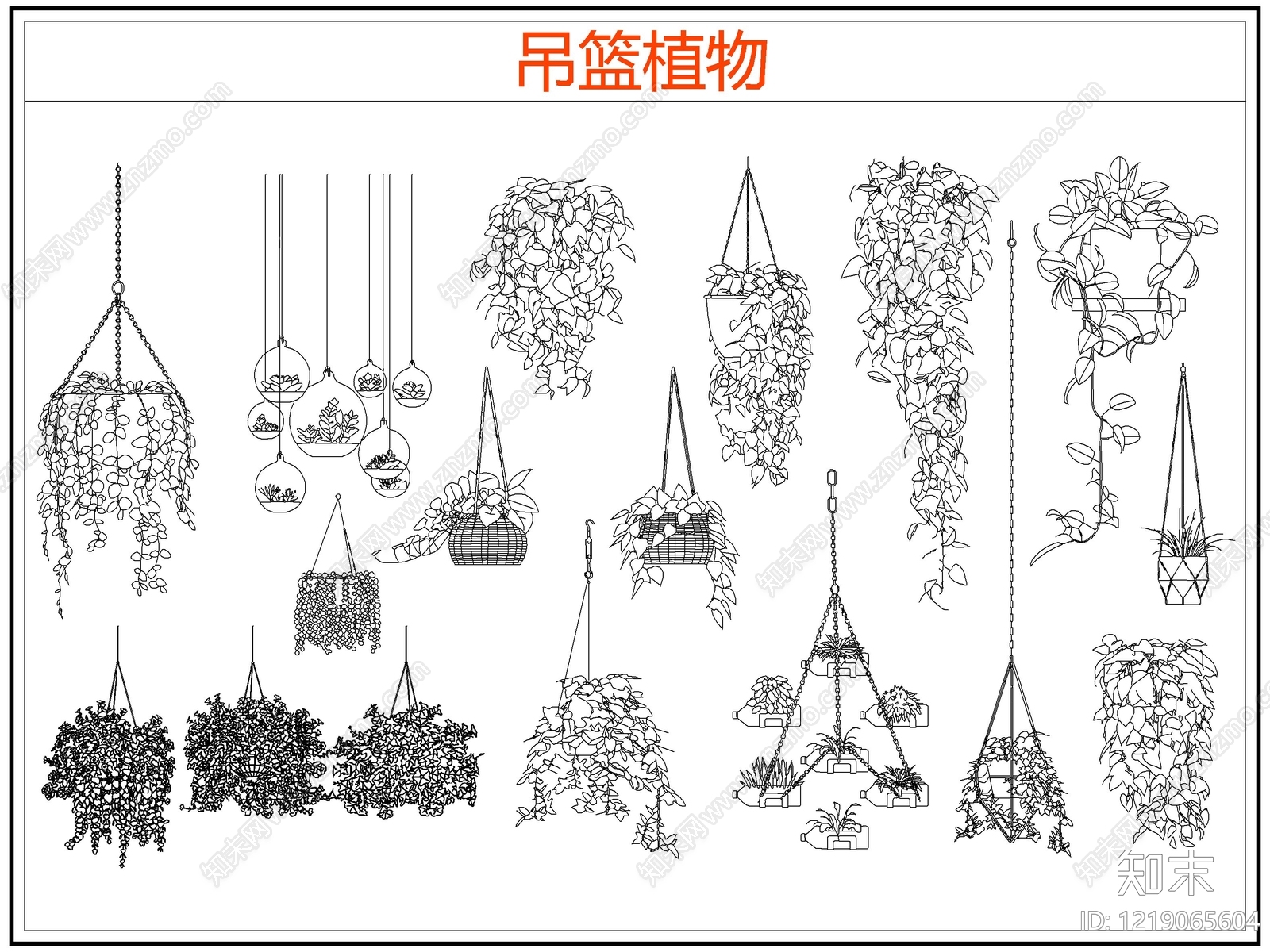 绿植cad施工图下载【ID:1219065604】