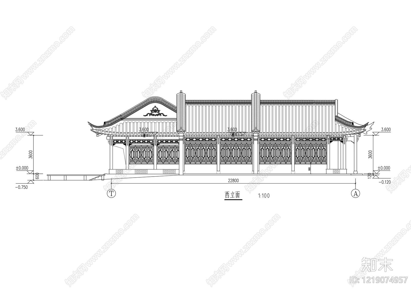 仿古建筑CAD图纸