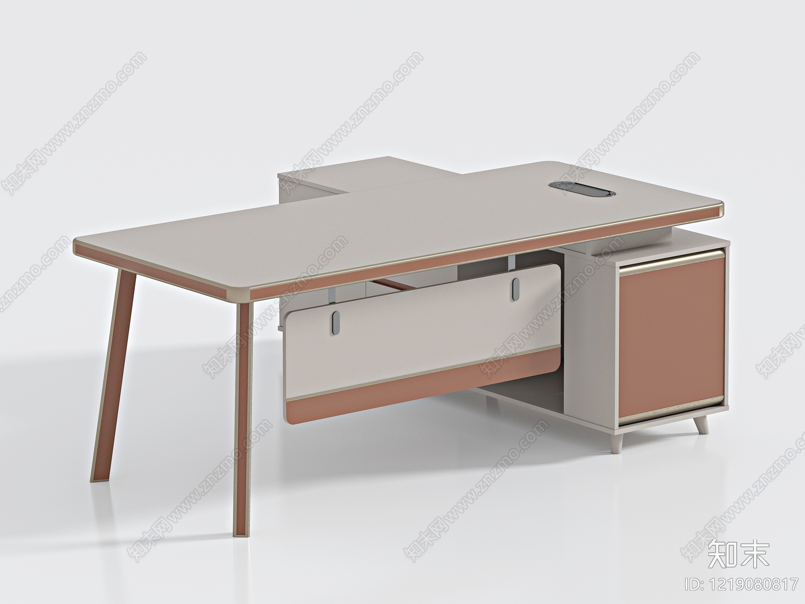 现代简约办公桌3D模型下载【ID:1219080817】