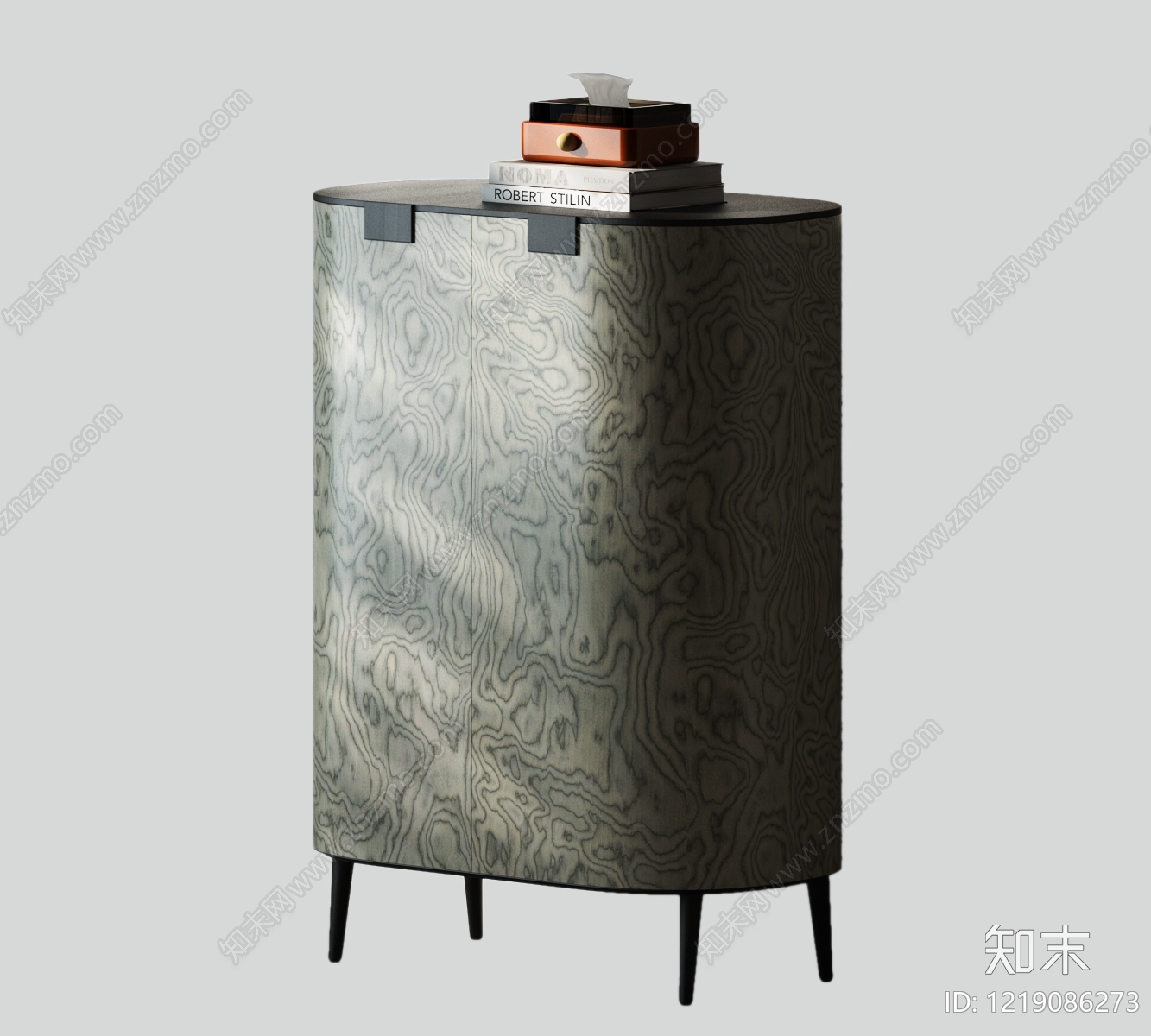 现代简约床头柜3D模型下载【ID:1219086273】