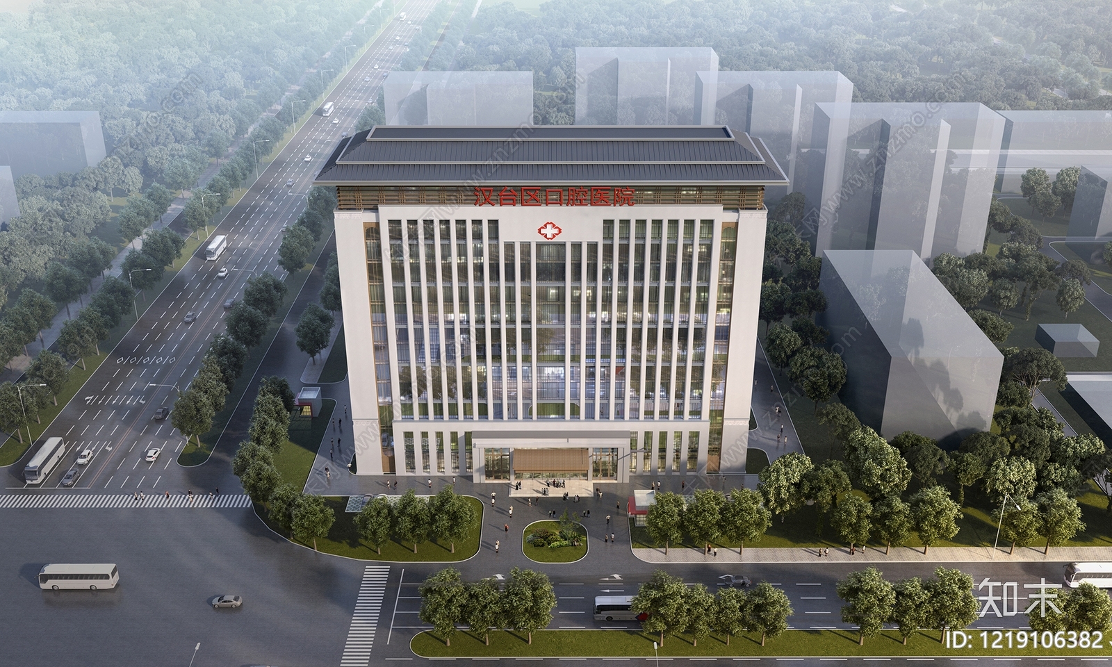 新中式其他公共建筑3D模型下载【ID:1219106382】