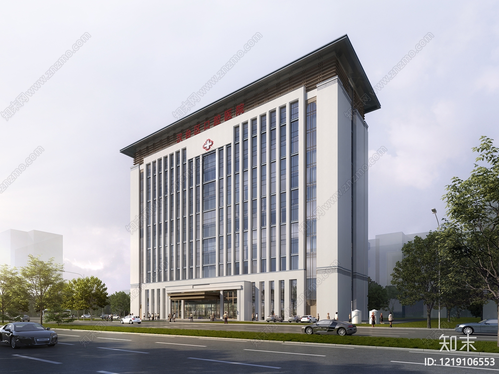 新中式其他公共建筑3D模型下载【ID:1219106553】