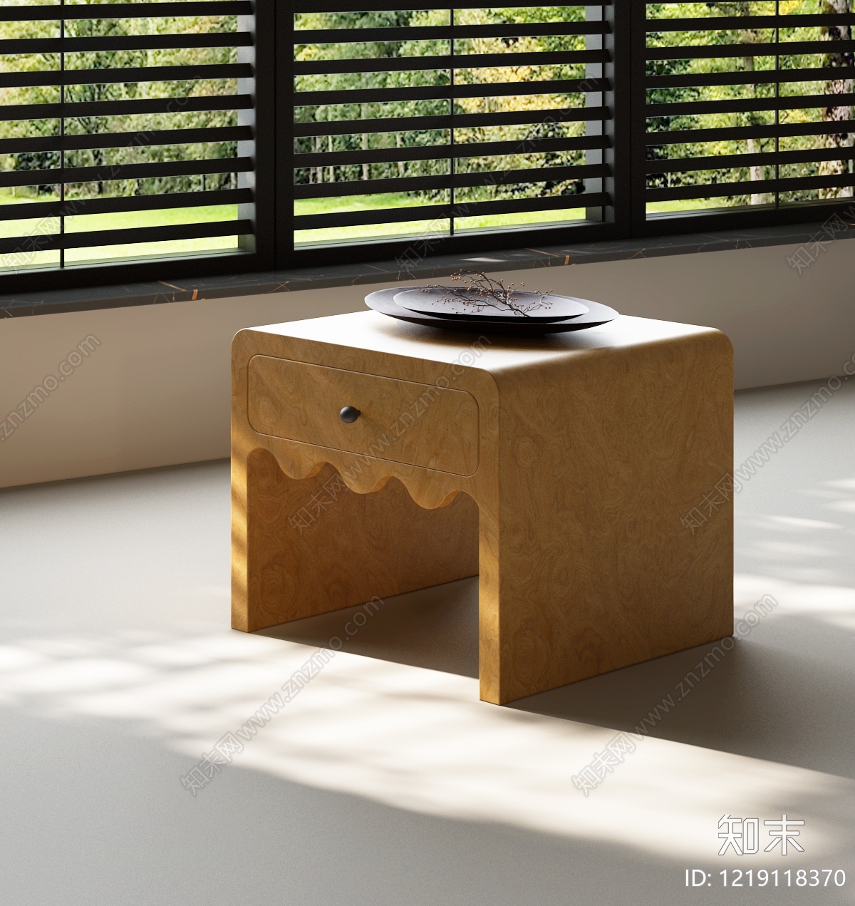 中古风边几3D模型下载【ID:1219118370】