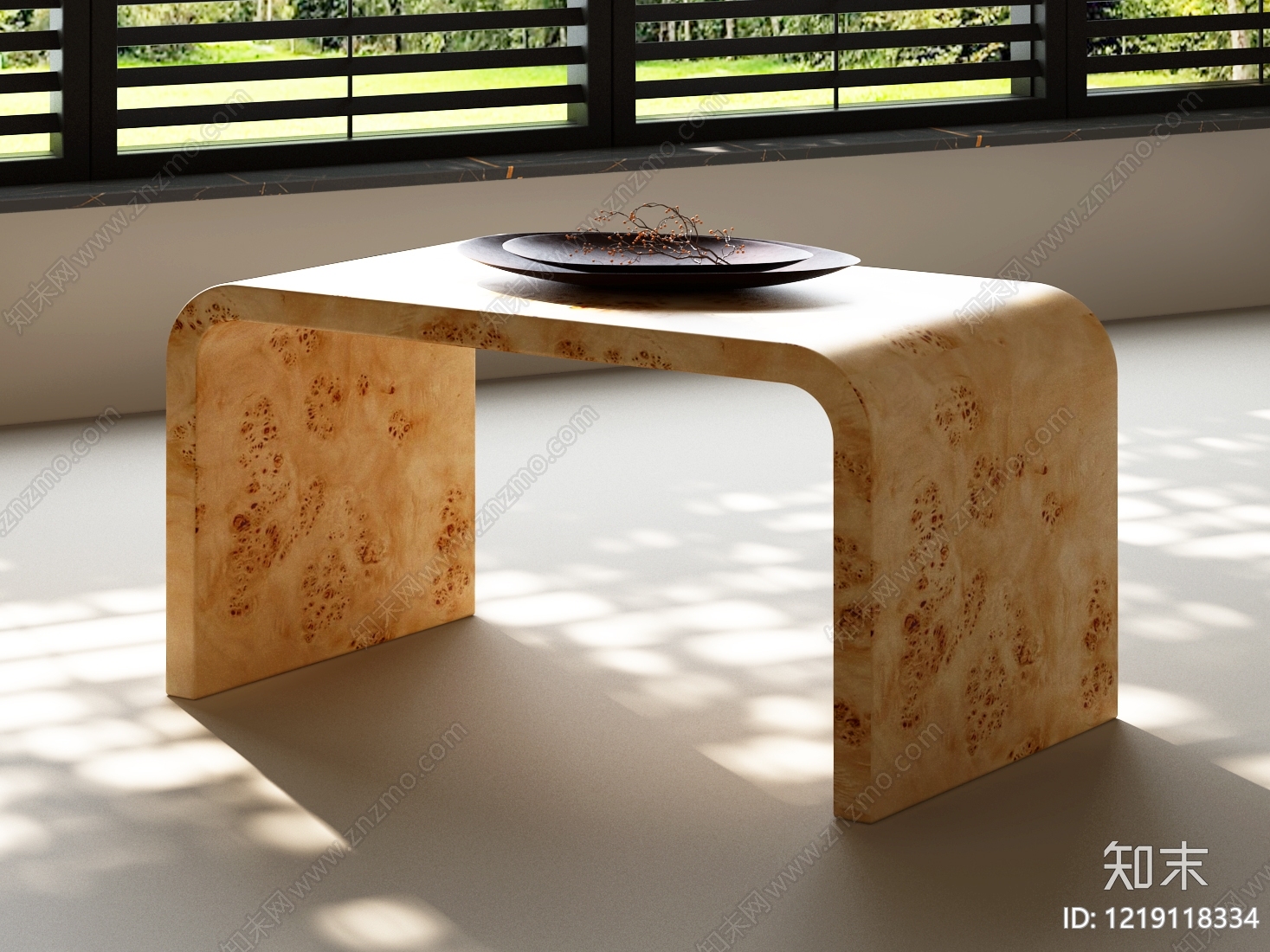 极简茶几3D模型下载【ID:1219118334】