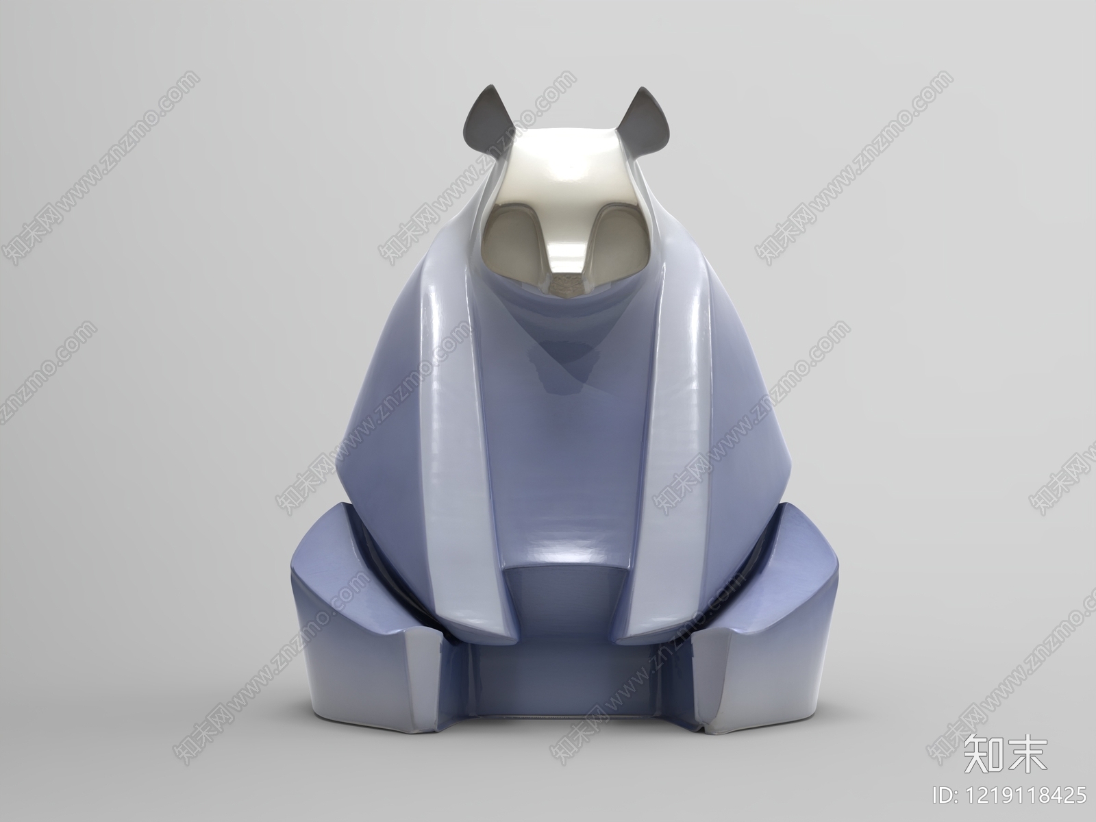 极简主义雕塑摆件3D模型下载【ID:1219118425】