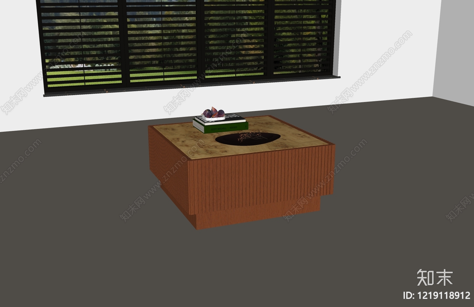 现代简约茶几SU模型下载【ID:1219118912】