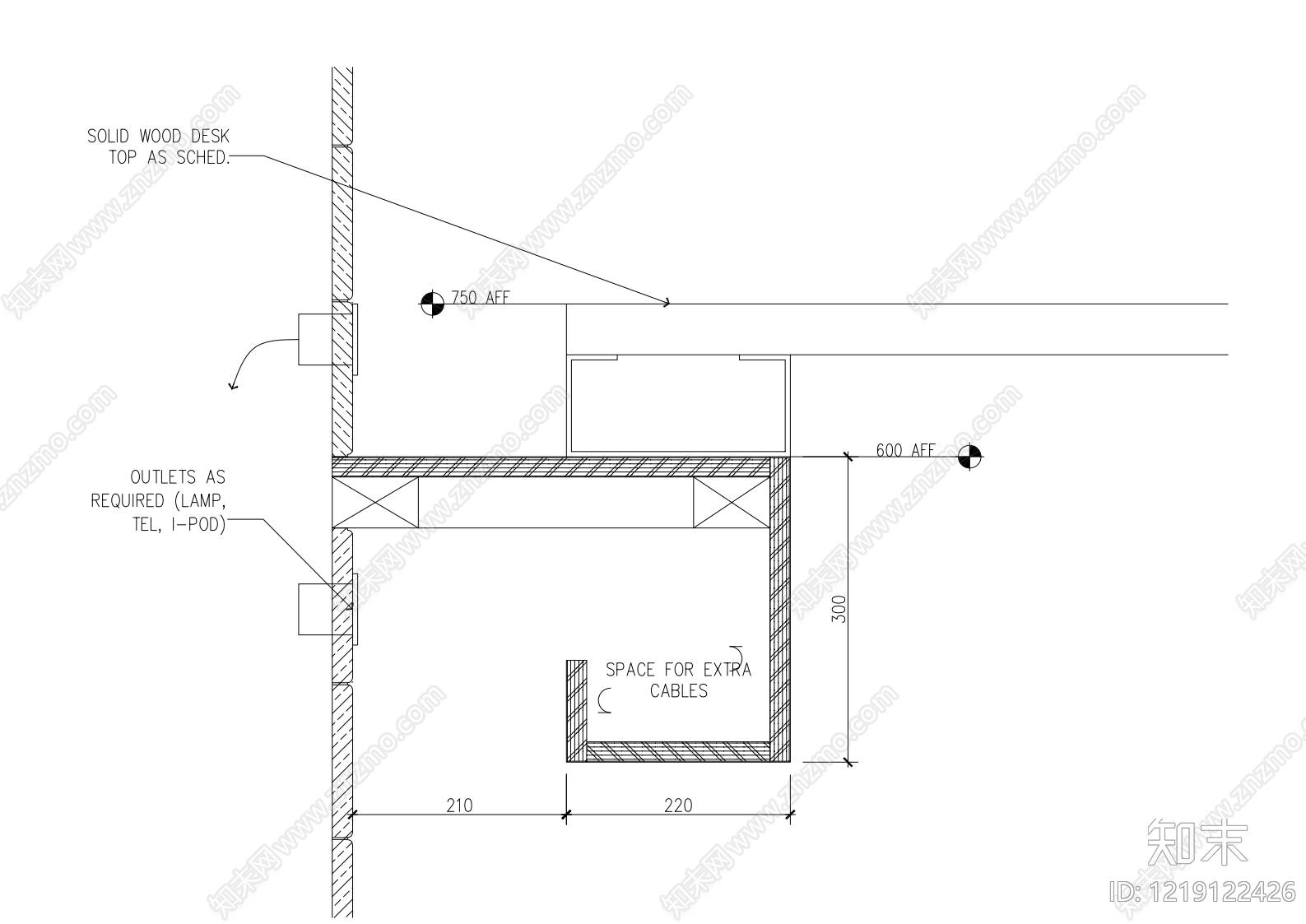 酒店家具cad施工图下载【ID:1219122426】