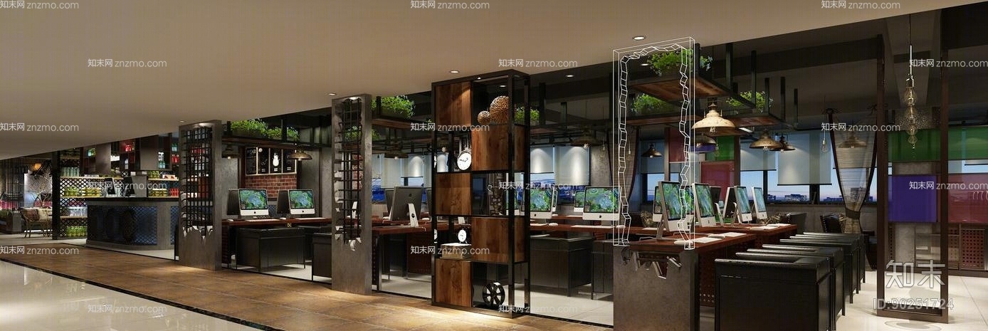 现代装饰柜3D模型下载【ID:90251724】