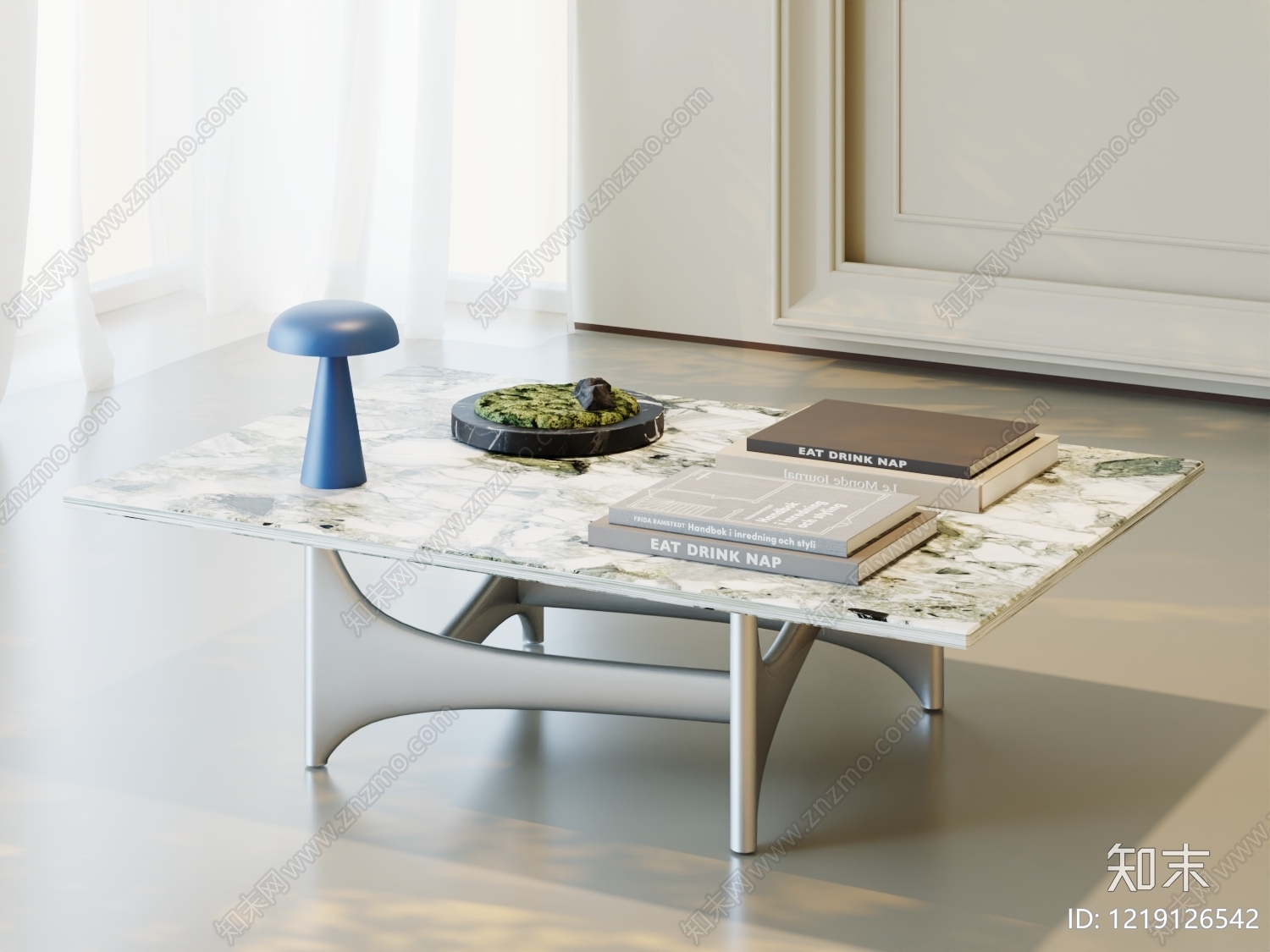 极简茶几3D模型下载【ID:1219126542】