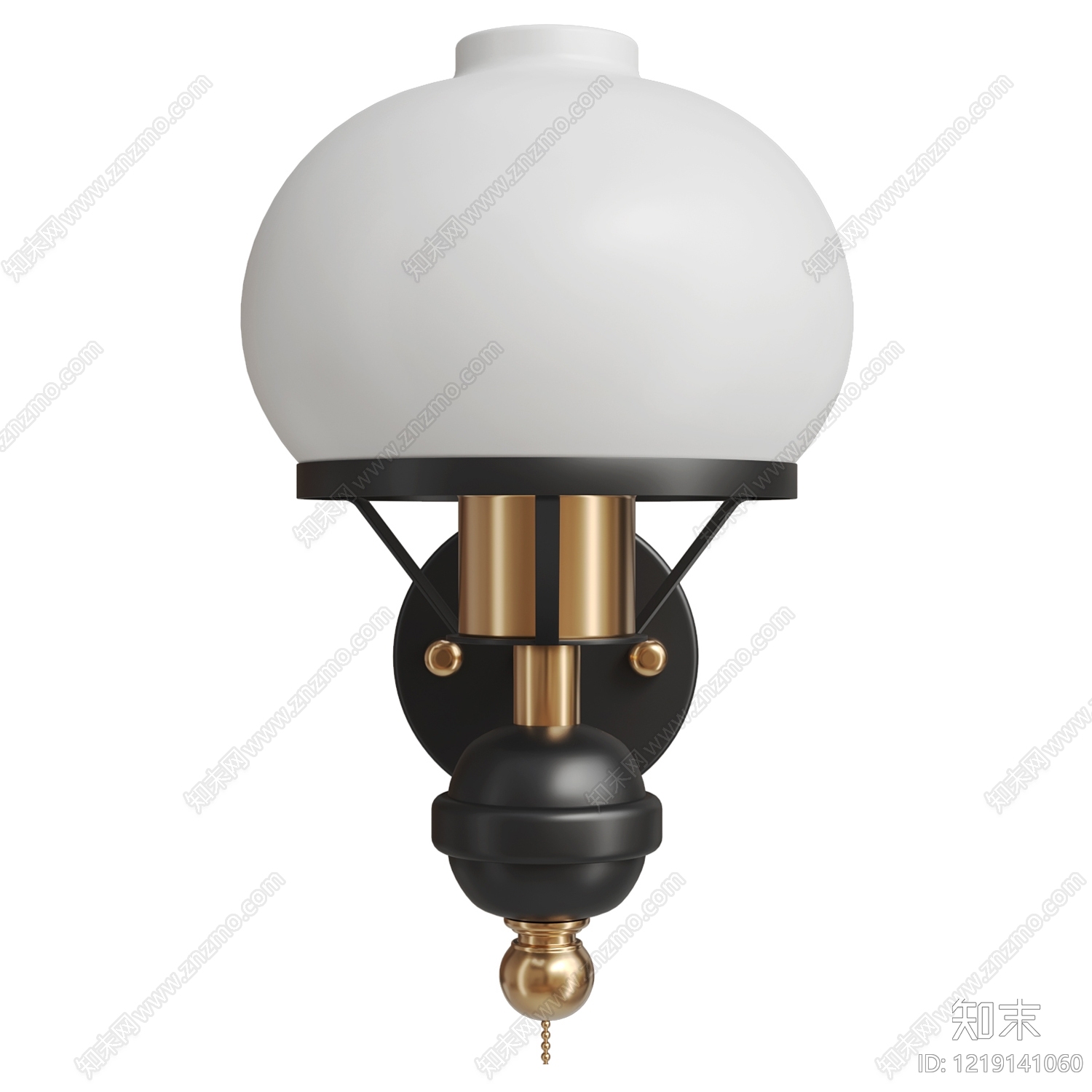 中古风壁灯3D模型下载【ID:1219141060】