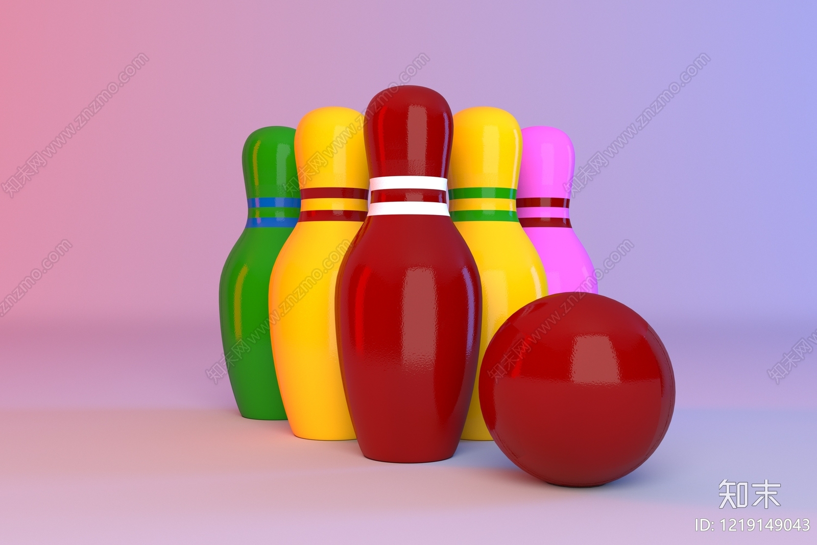 现代简约运动器材3D模型下载【ID:1219149043】