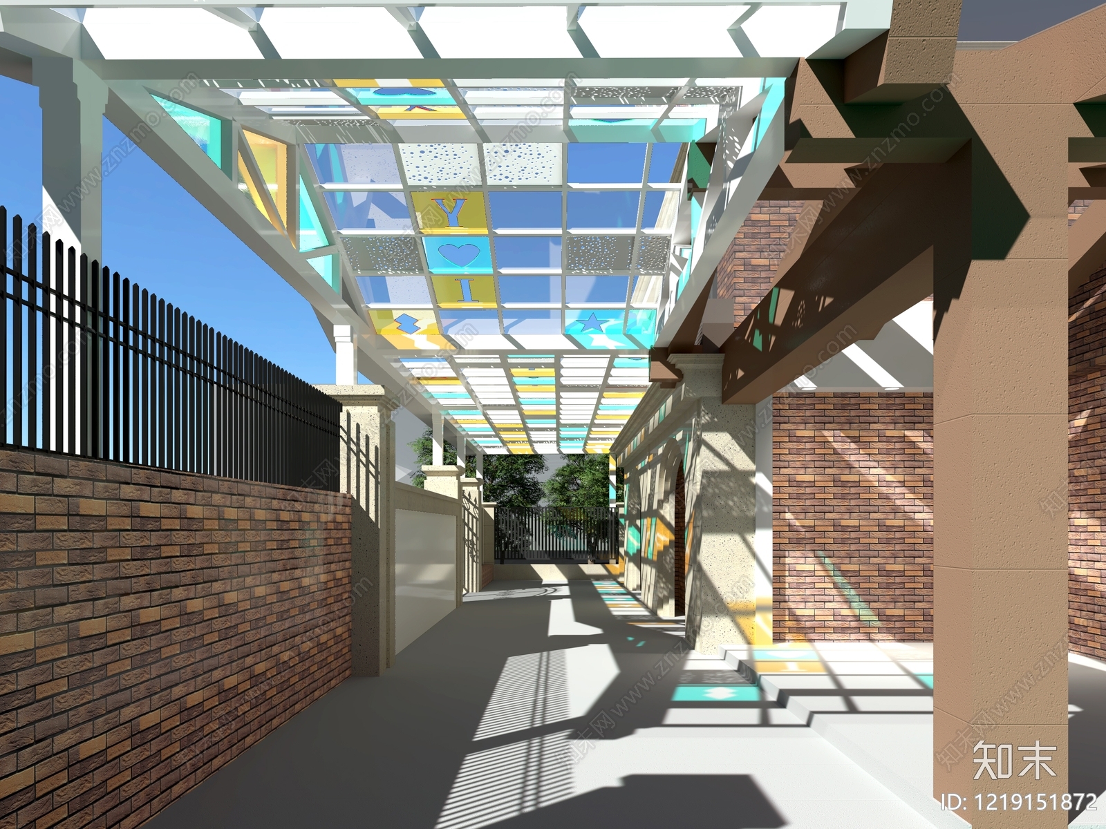 现代主义幼儿园3D模型下载【ID:1219151872】