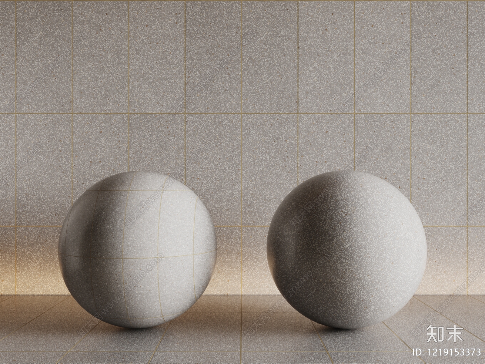 极简主义地砖3D模型下载【ID:1219153373】