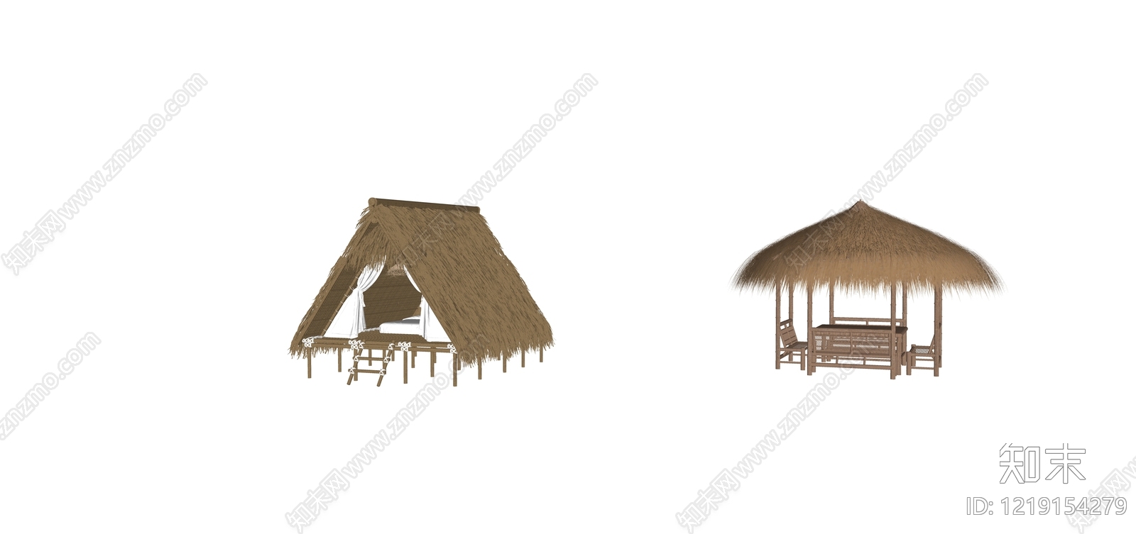 东南亚乡土风格其他景观小建筑SU模型下载【ID:1219154279】