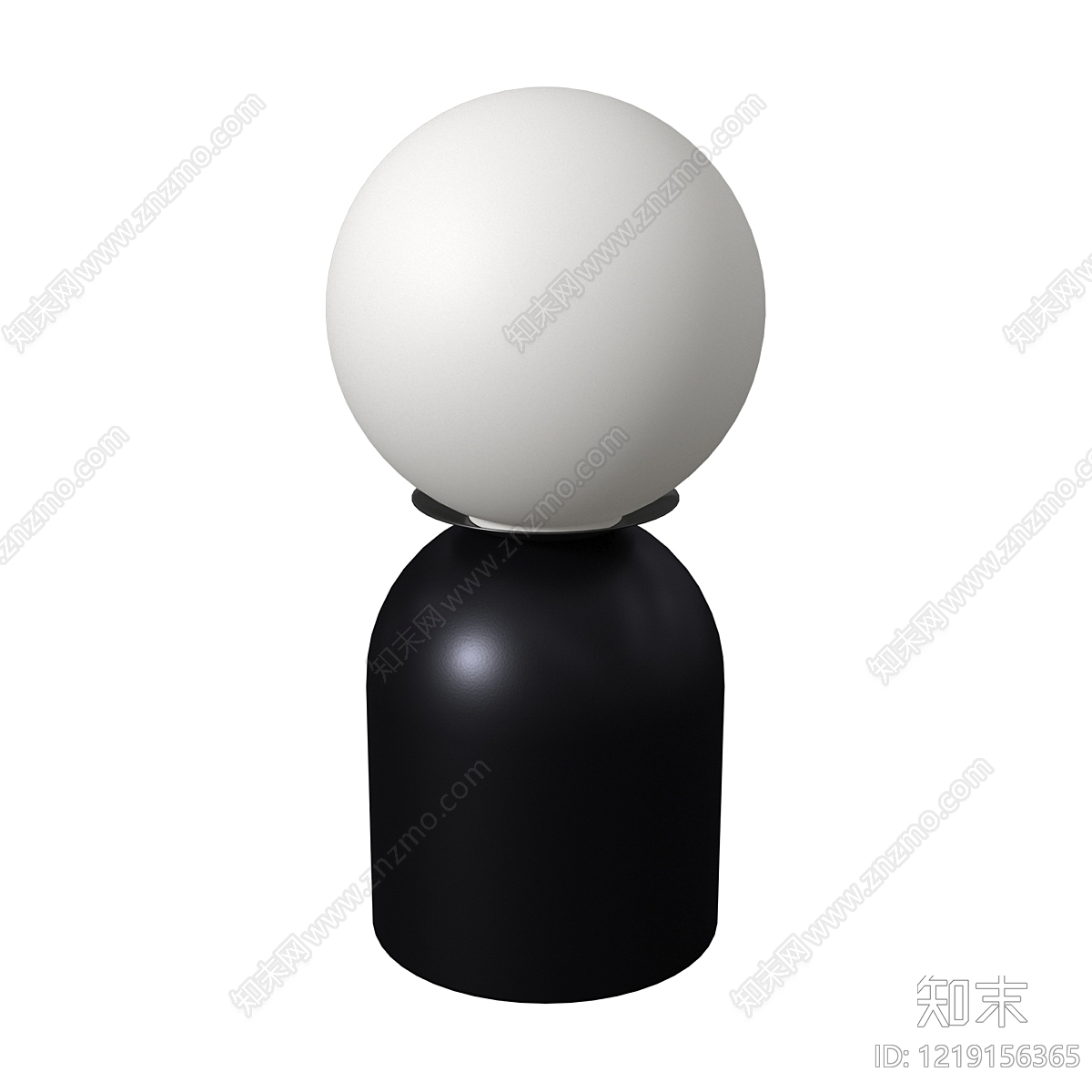 极简台灯3D模型下载【ID:1219156365】