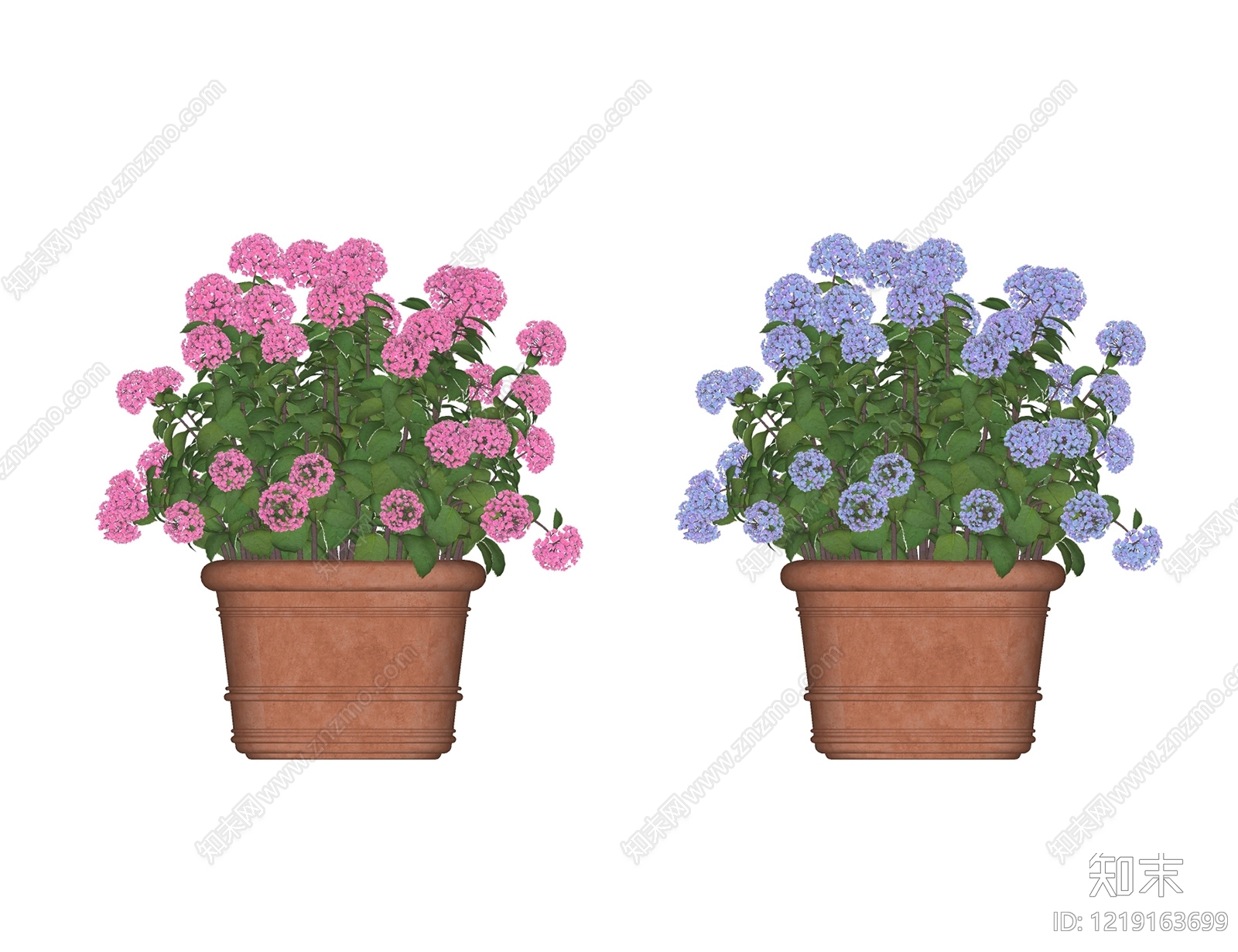 北欧盆栽SU模型下载【ID:1219163699】