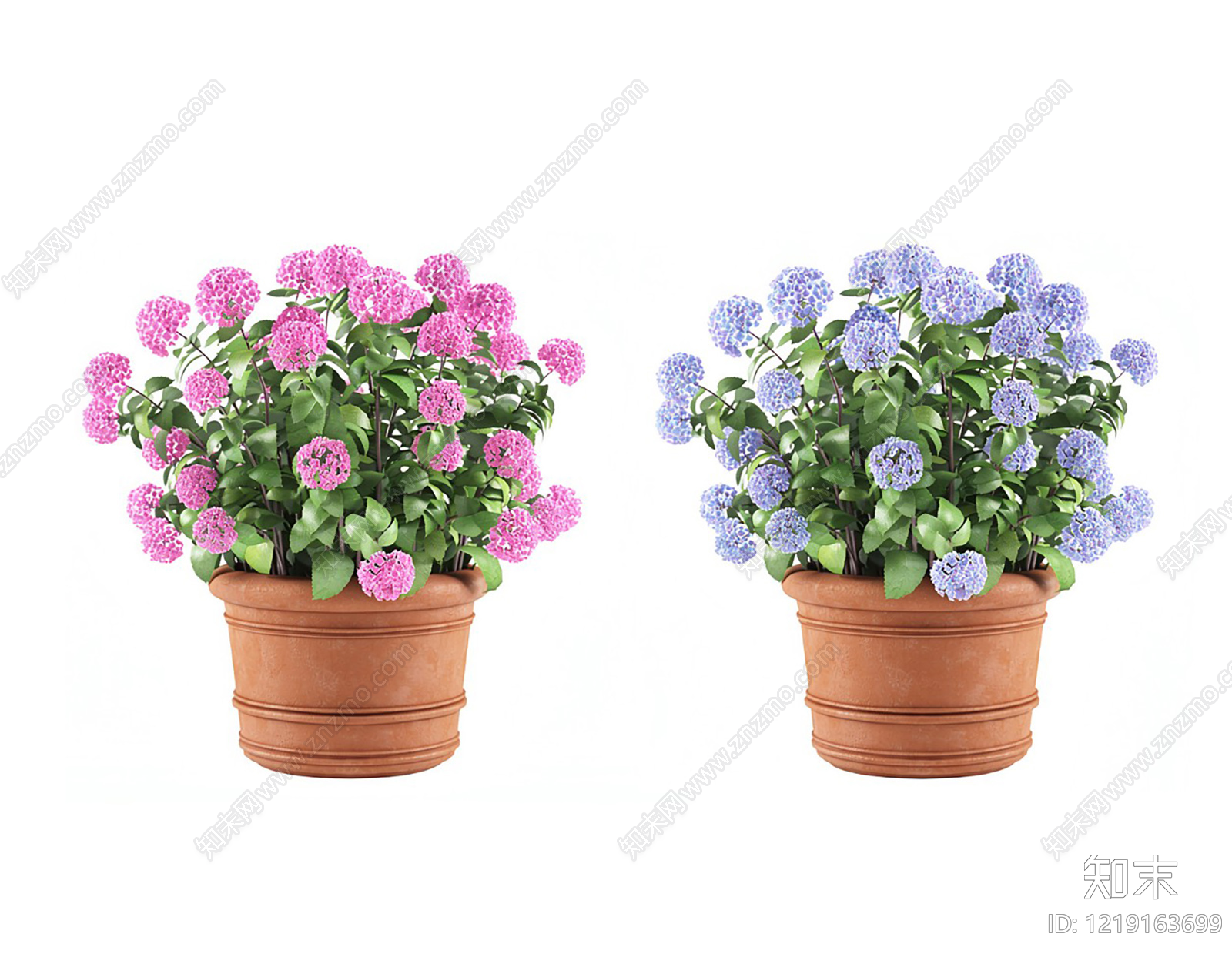 北欧盆栽SU模型下载【ID:1219163699】
