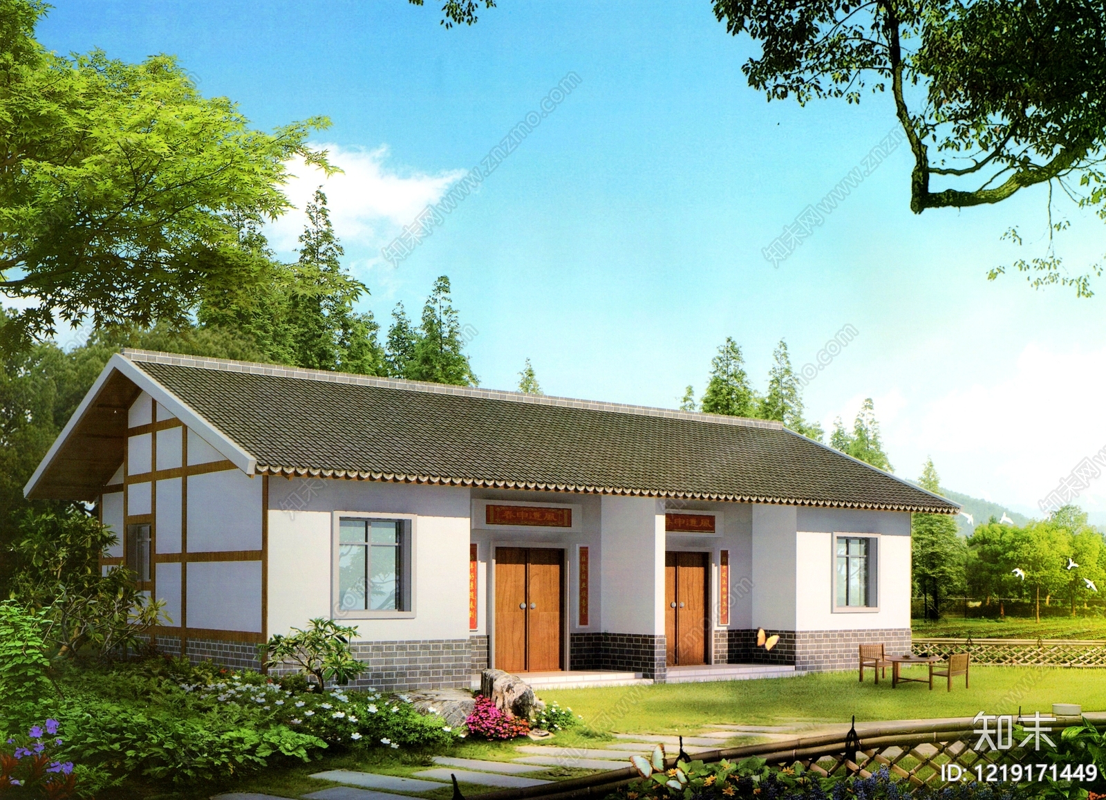 别墅建筑cad施工图下载【ID:1219171449】