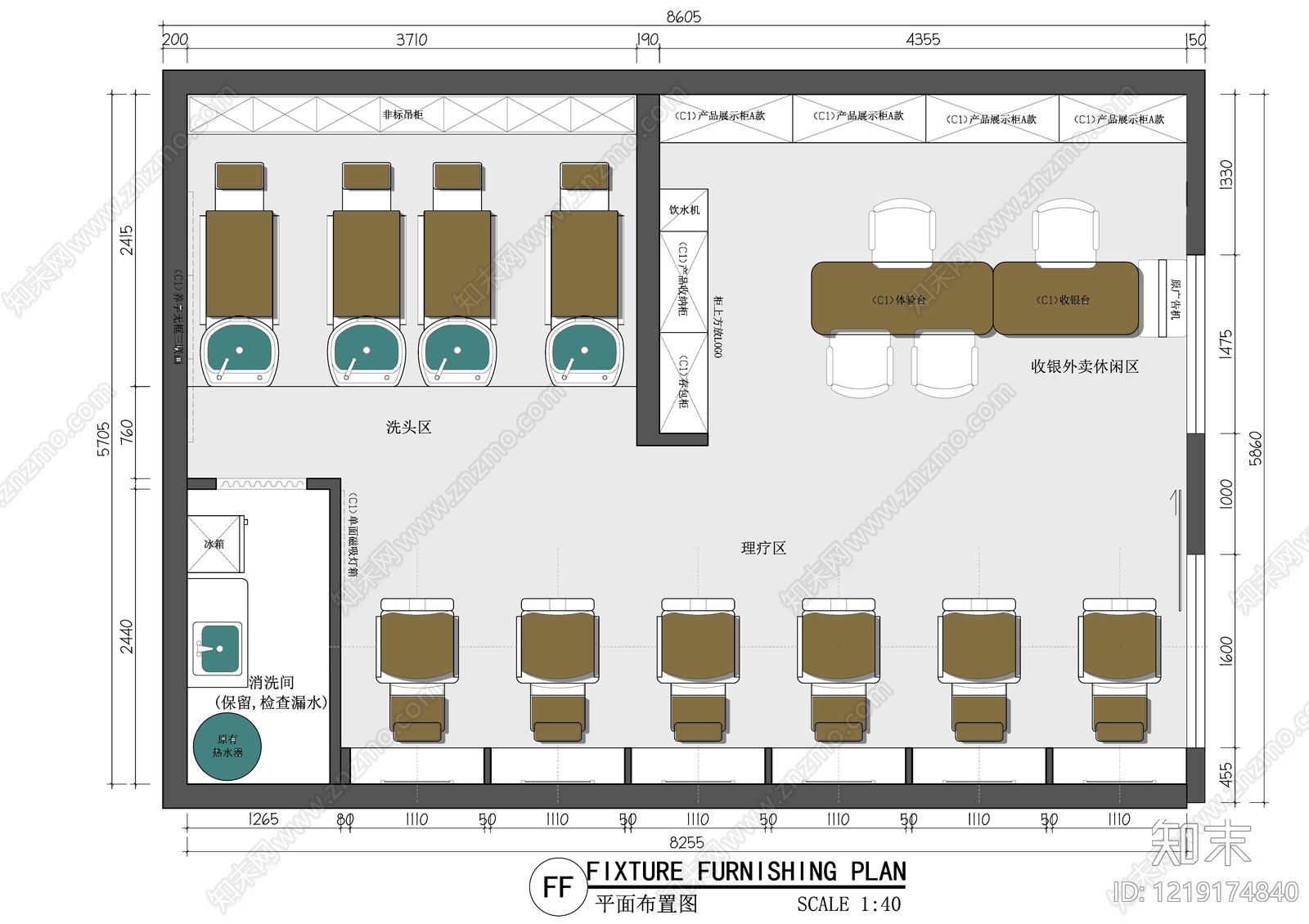 现代理发店CAD图纸