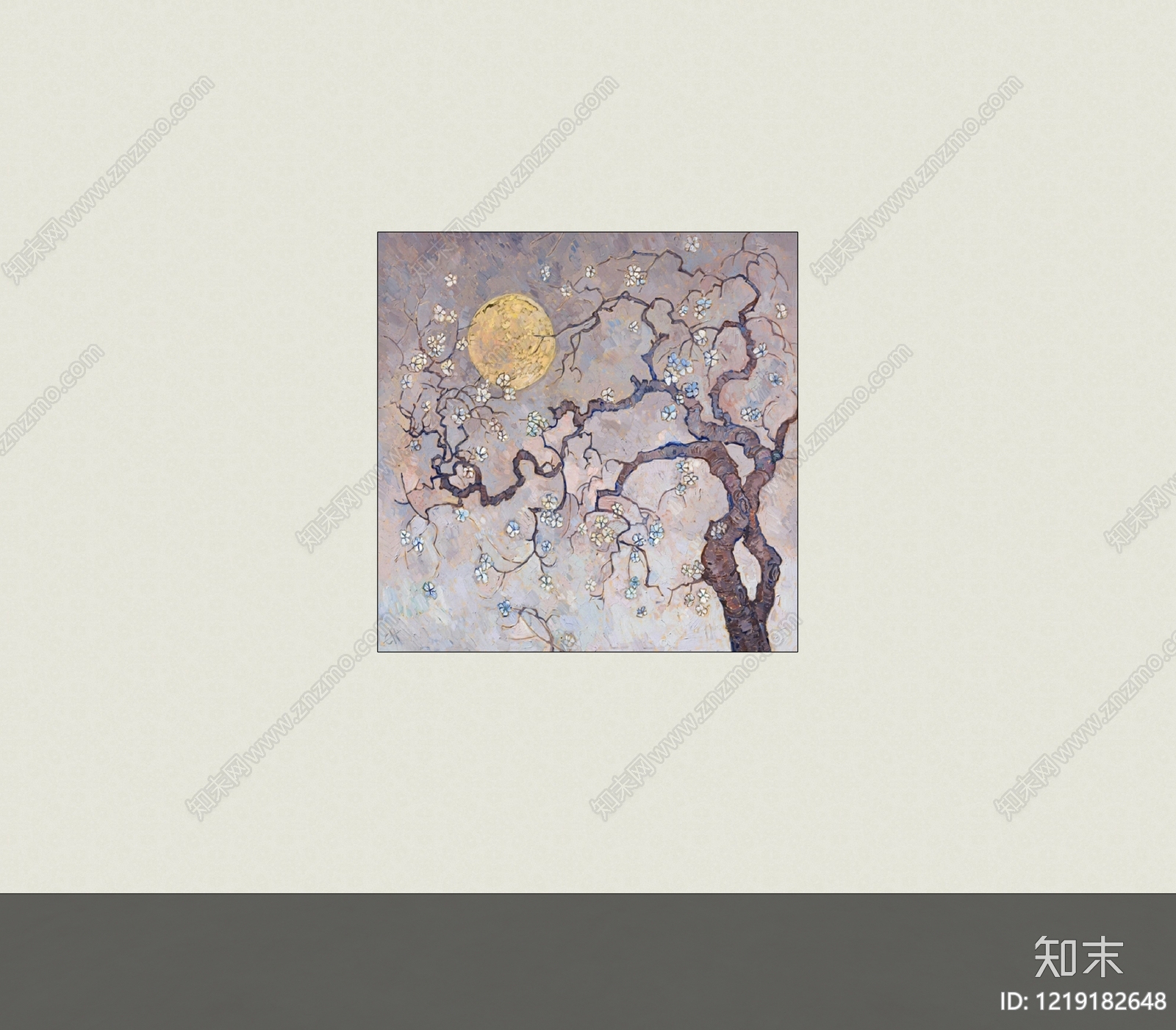 侘寂挂画SU模型下载【ID:1219182648】