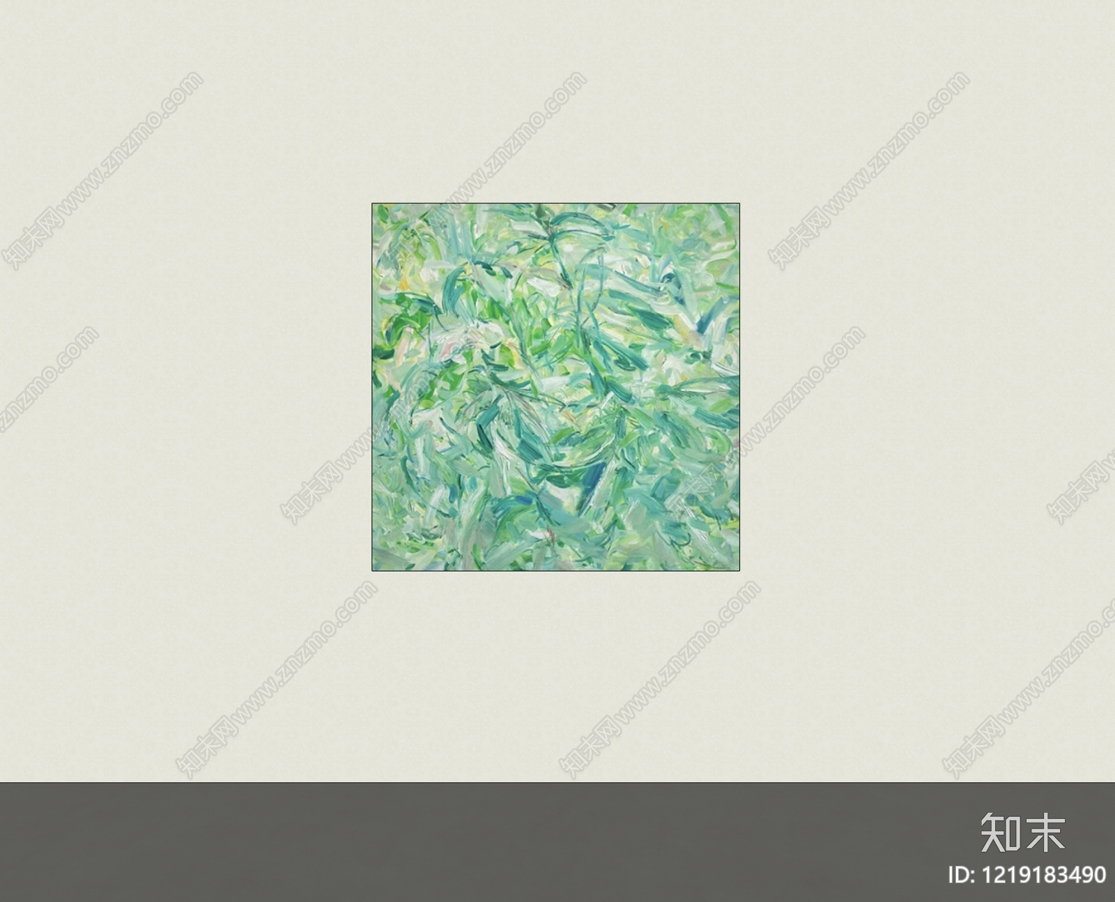 现代挂画SU模型下载【ID:1219183490】