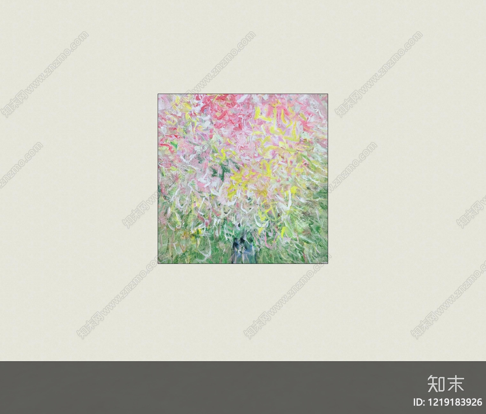 现代挂画SU模型下载【ID:1219183926】