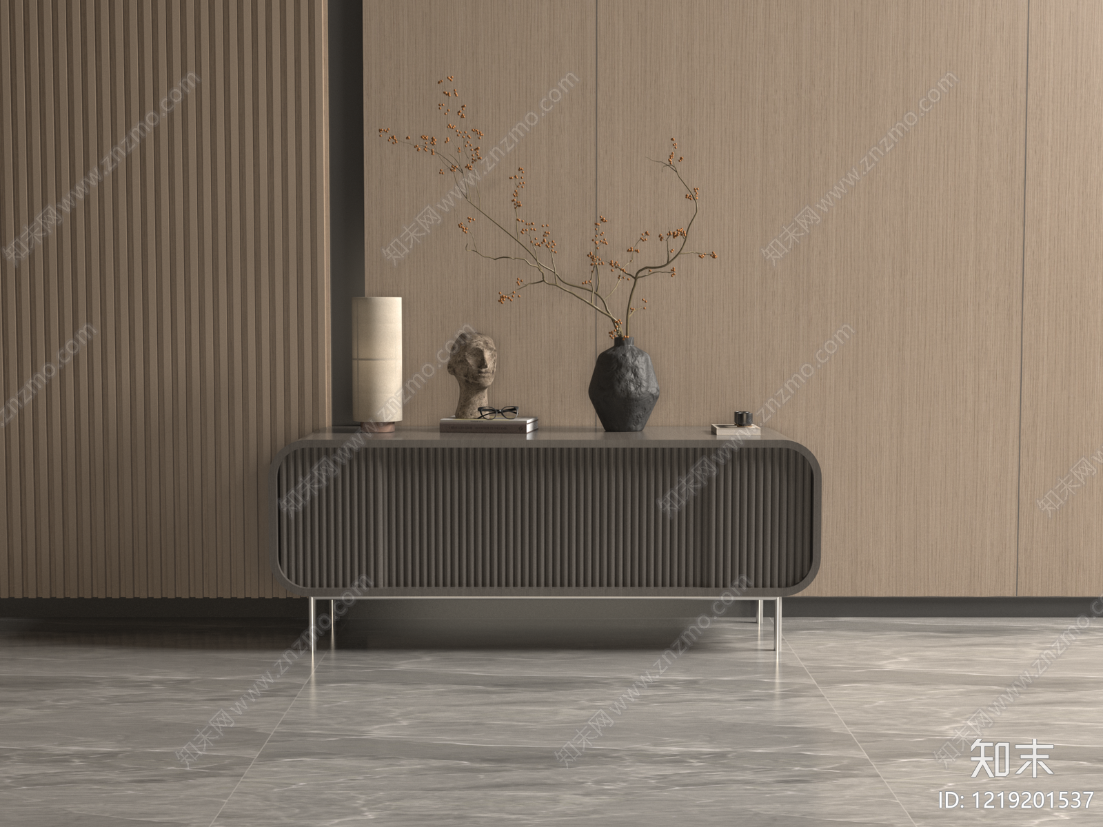 极简斗柜3D模型下载【ID:1219201537】