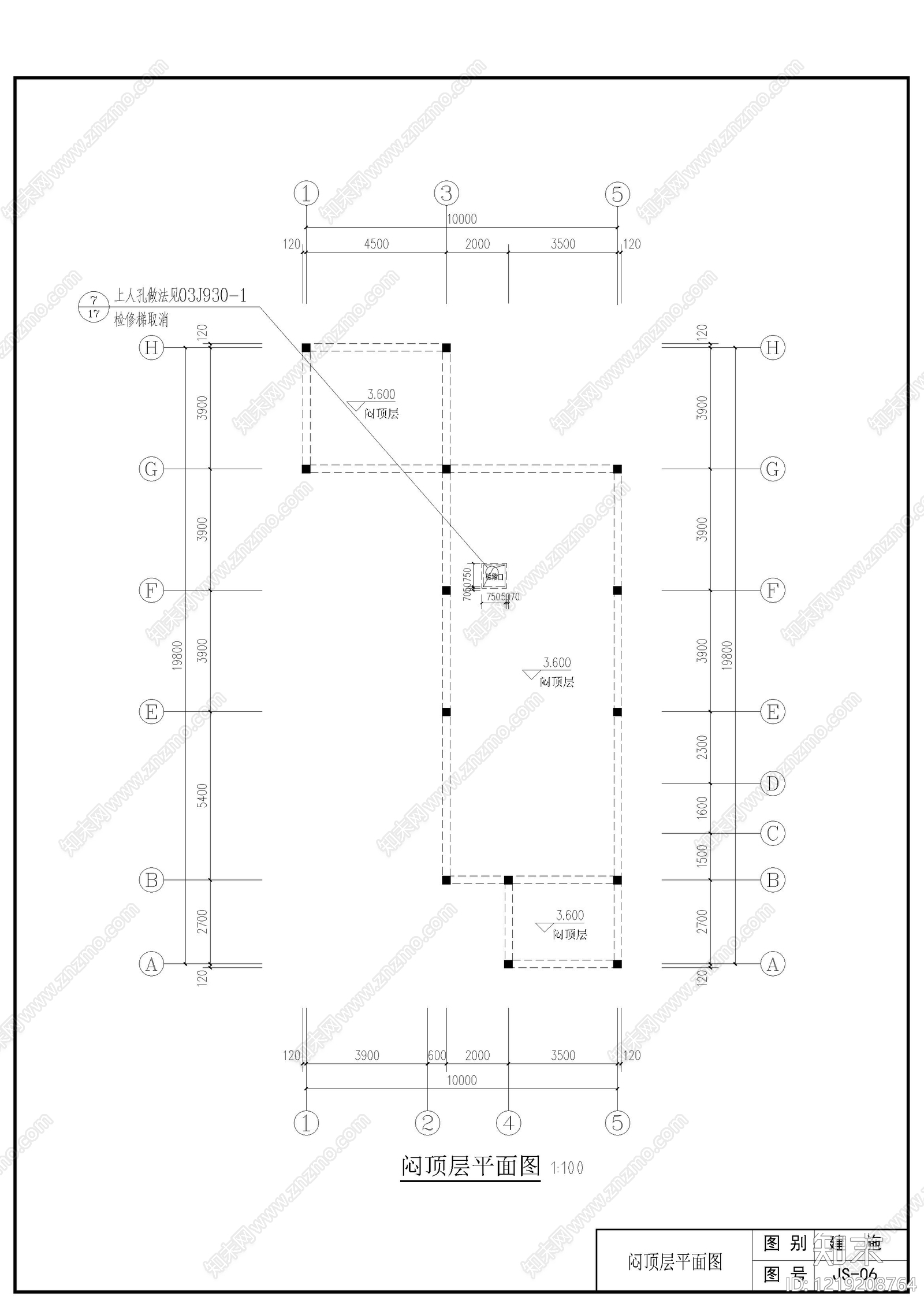 别墅建筑cad施工图下载【ID:1219208764】