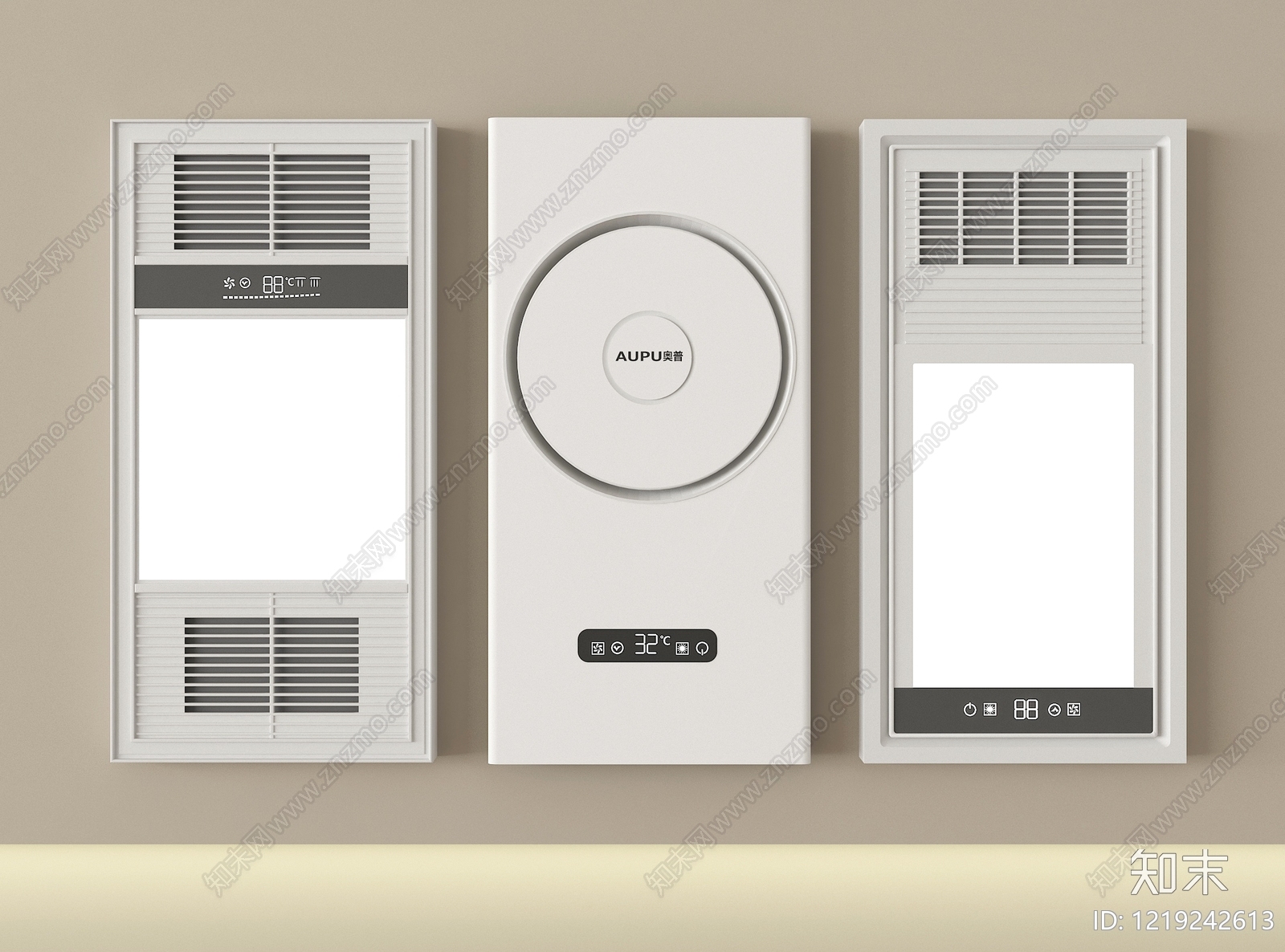 极简浴霸3D模型下载【ID:1219242613】