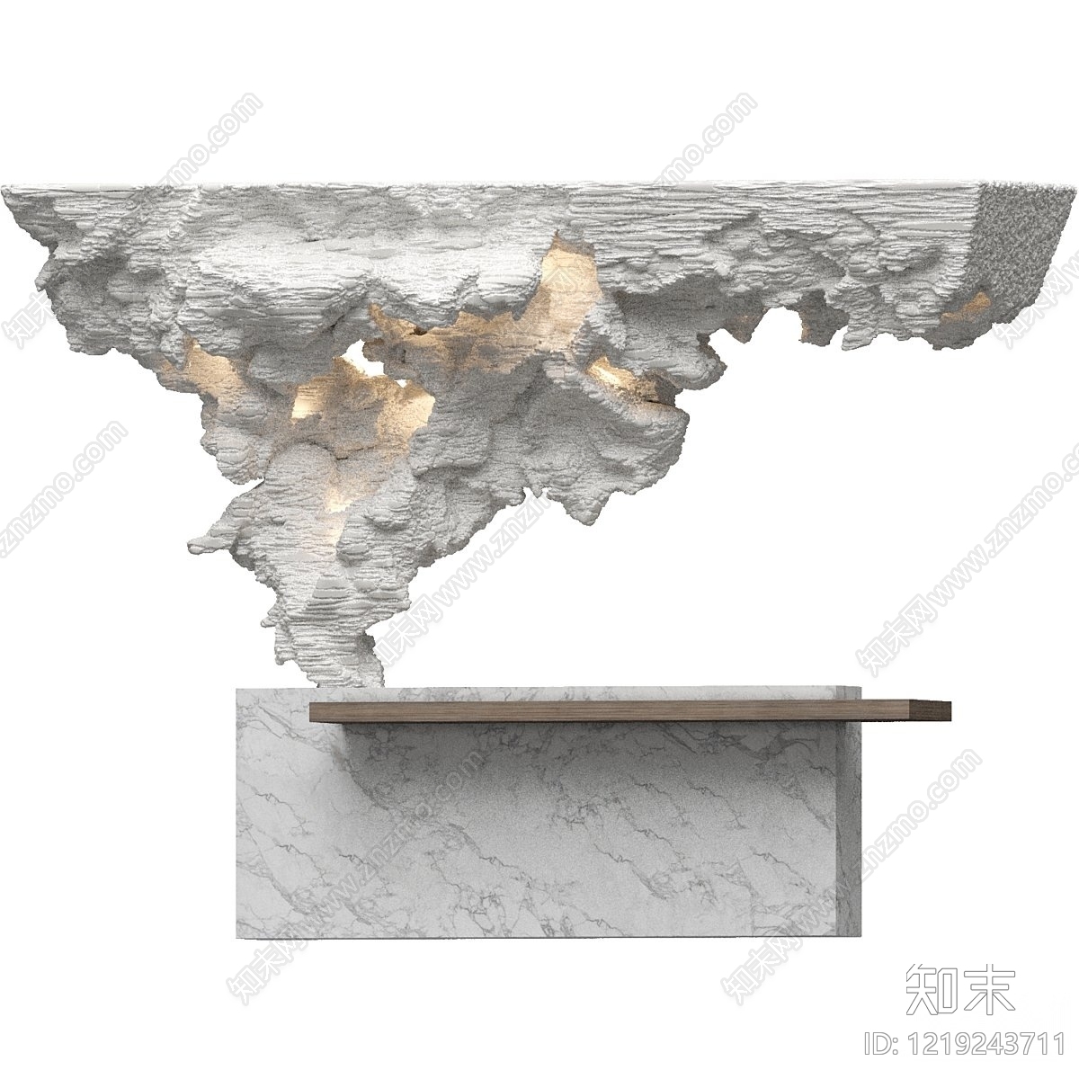 侘寂前台3D模型下载【ID:1219243711】