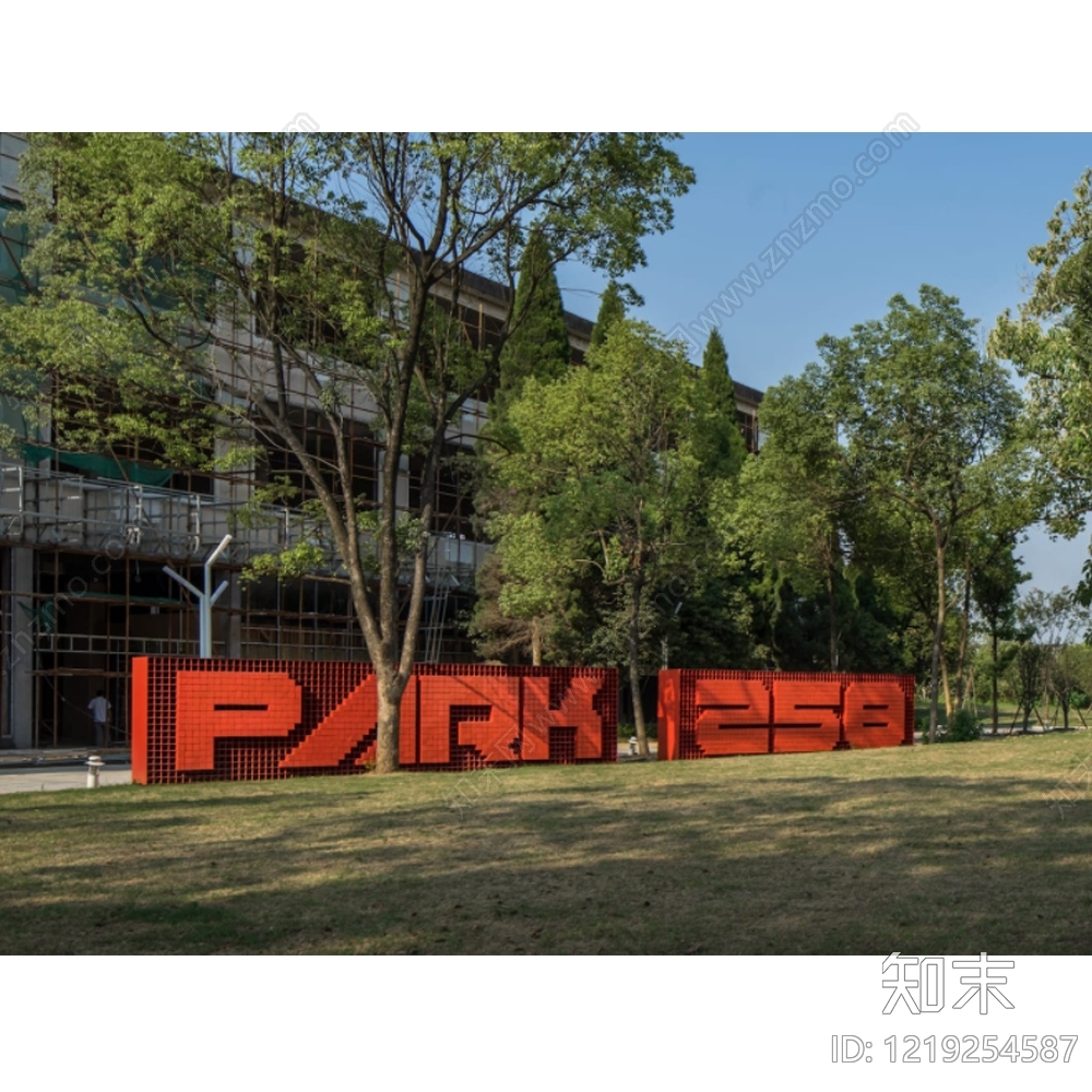 工业景墙CAD图纸