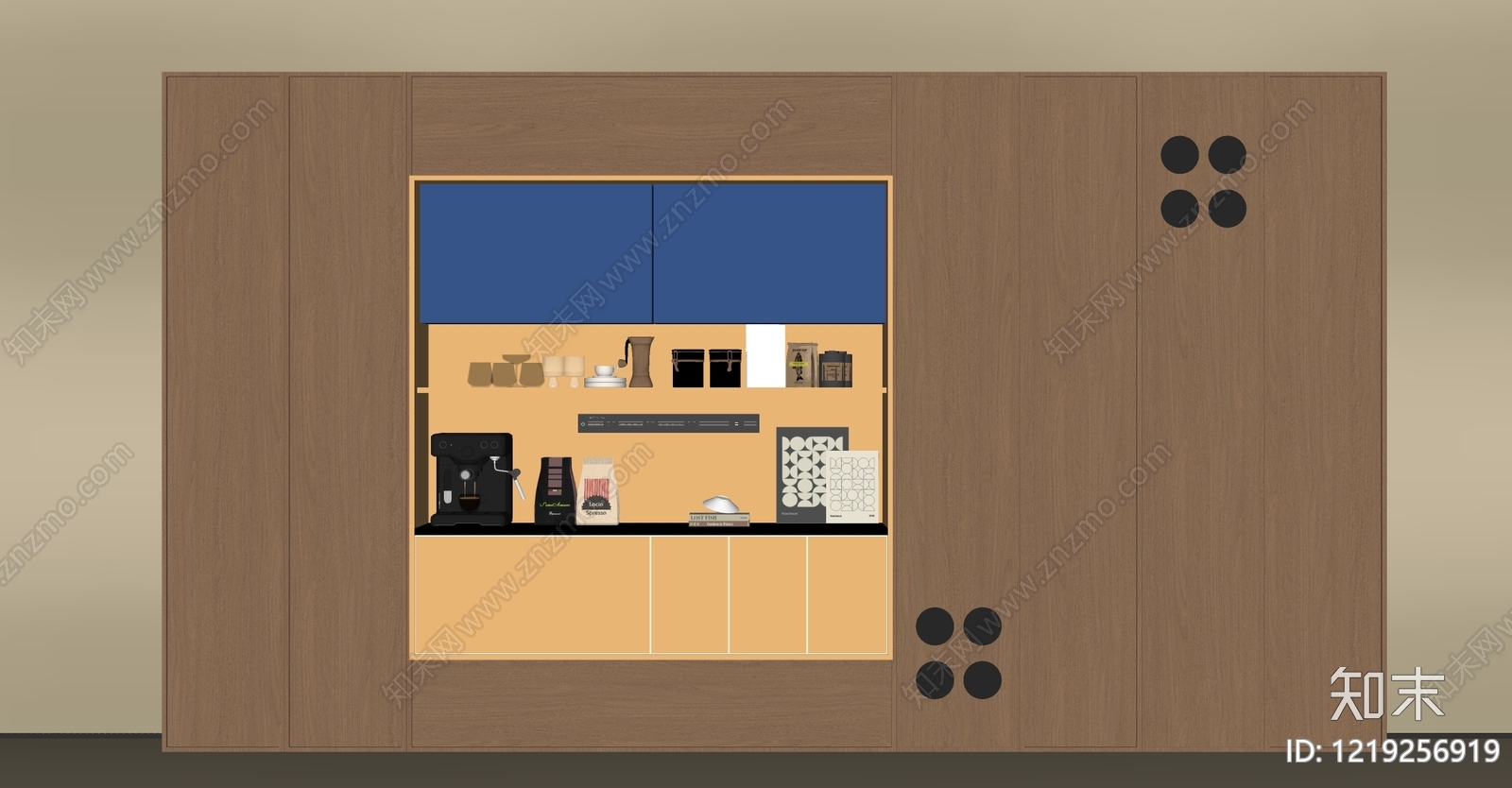 北欧餐边柜SU模型下载【ID:1219256919】