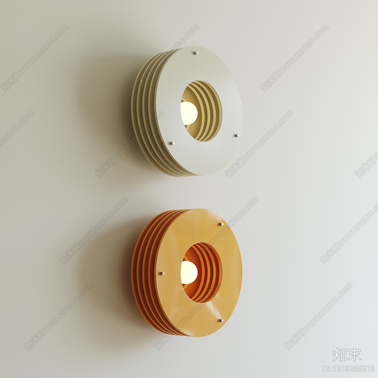 现代简约壁灯3D模型下载【ID:1219265278】