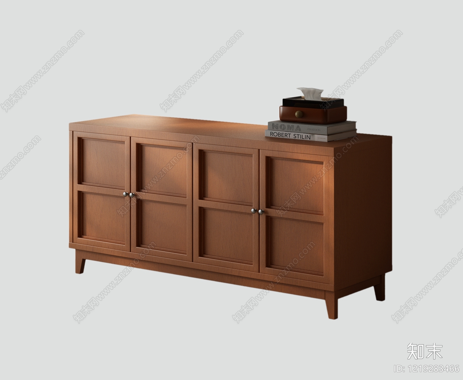 日式餐边柜3D模型下载【ID:1219283466】