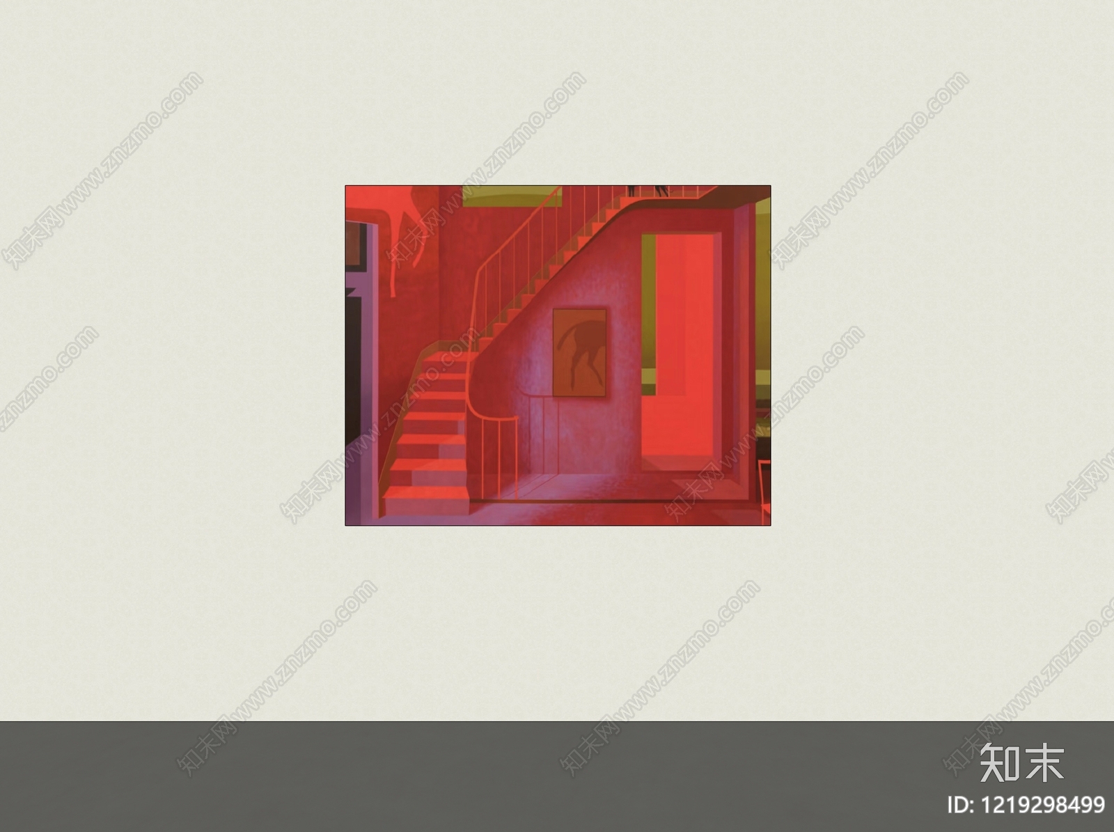 表现主义挂画SU模型下载【ID:1219298499】