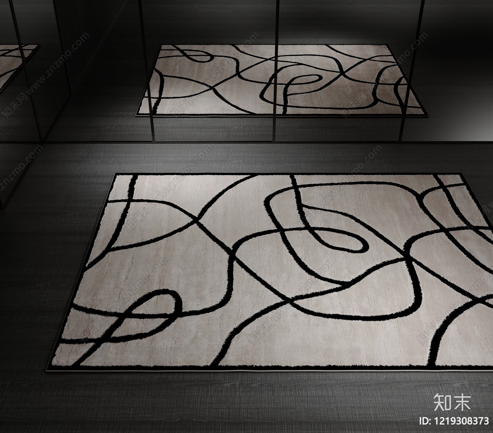现代儿童地毯SU模型下载【ID:1219308373】