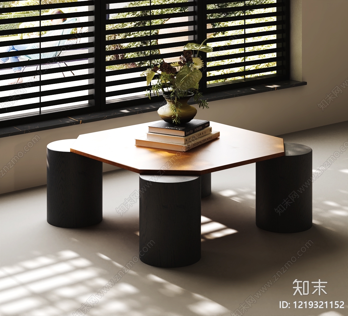 中古风茶几SU模型下载【ID:1219321152】