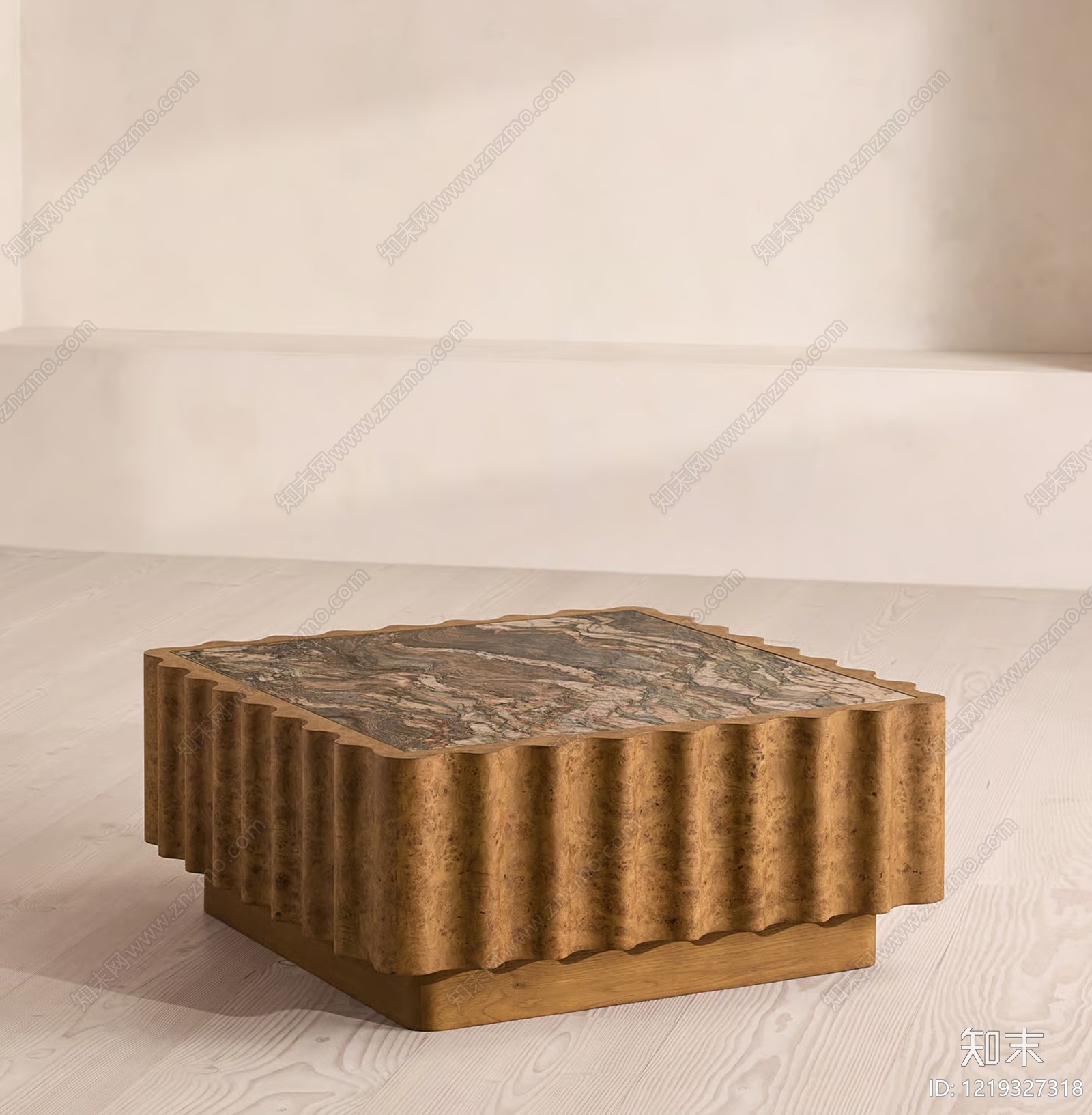 中古风茶几SU模型下载【ID:1219327318】