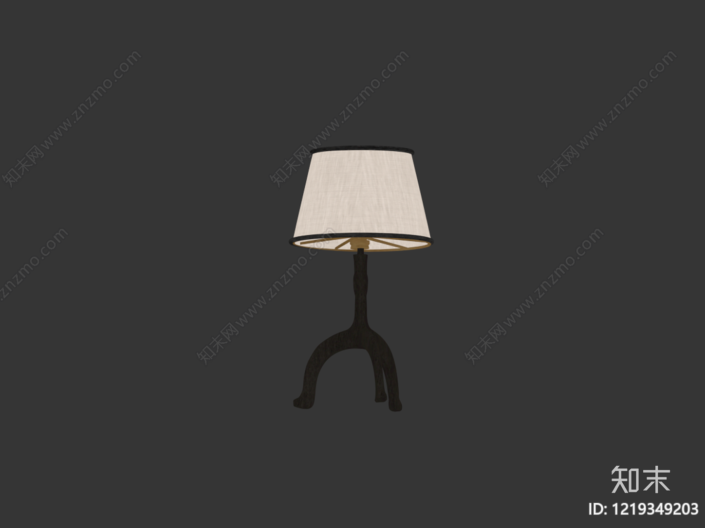 侘寂台灯3D模型下载【ID:1219349203】
