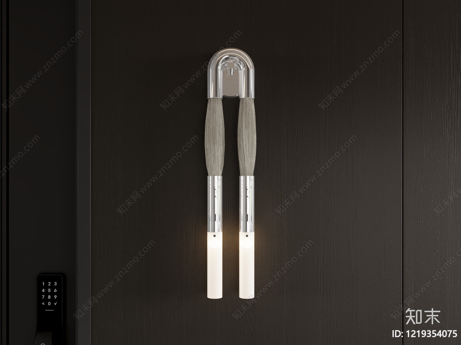 极简壁灯3D模型下载【ID:1219354075】