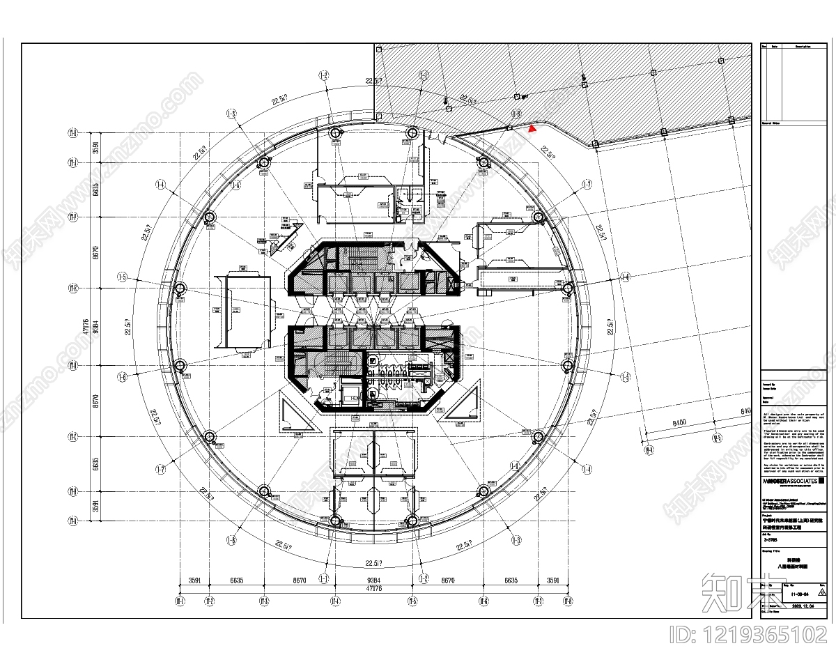 整体办公空间cad施工图下载【ID:1219365102】